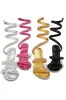 Gianna Embellished Around The Ankle Coil Heels - Silver sold by Miss Lola