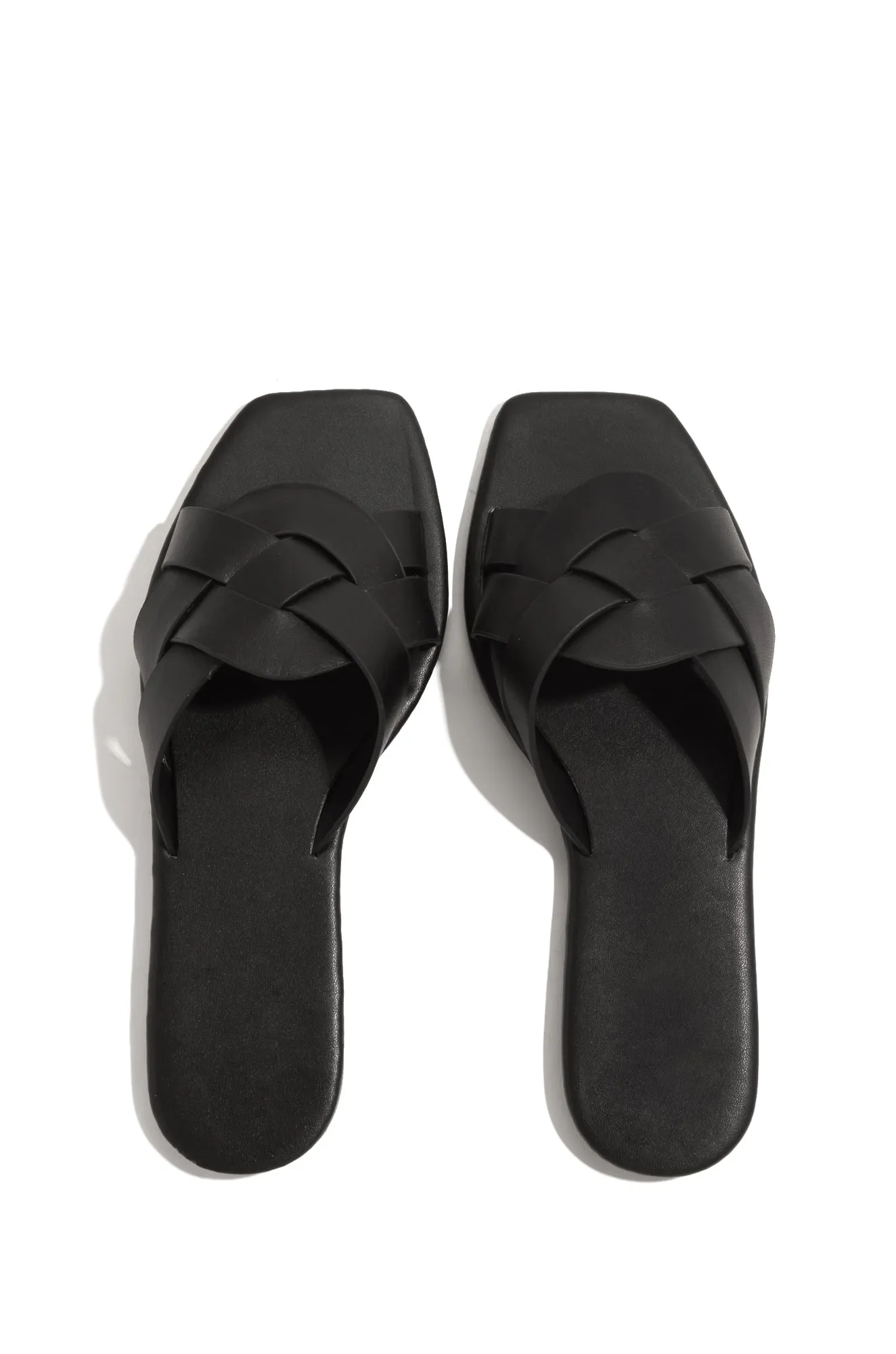Fashion Amore Slip On Sandals - Black sold by Miss Lola product image thumbnail 5
