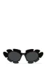 Weekend Flirt Unique Standout Frame Sunglasses - Black sold by Miss Lola