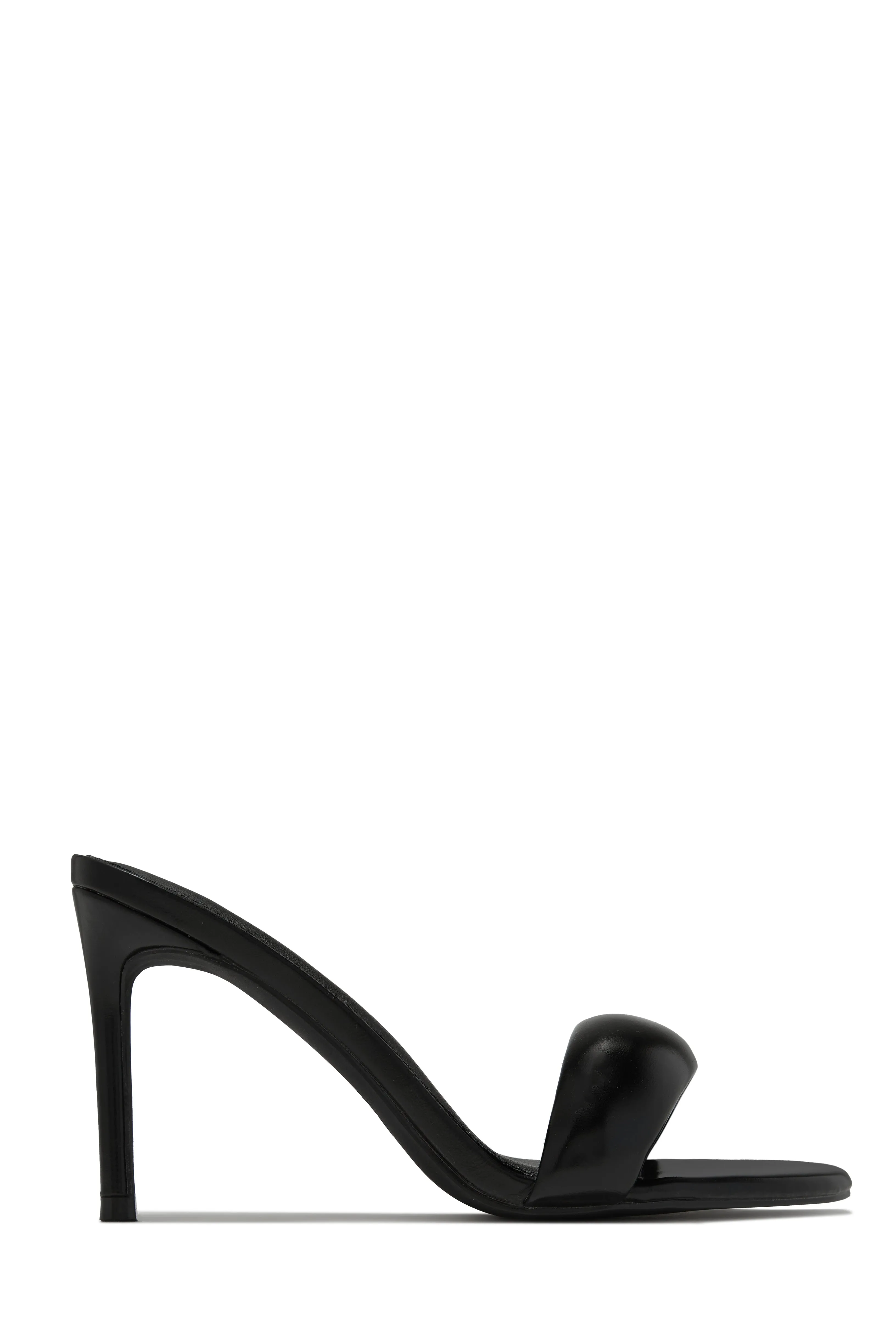 Alisha Mid Heel Mules - Black sold by Miss Lola product image thumbnail 5