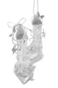Fantasy Dreams Butterfly Embellished Lace Up Heels - Silver sold by Miss Lola