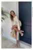 Baecation Platform Block High Heels - Clear sold by Miss Lola