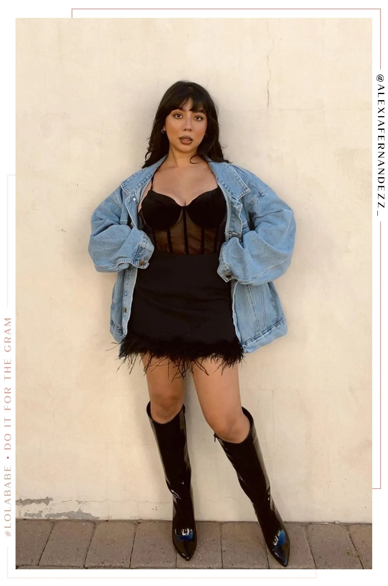 Center Of Attention Asymmetric Knee High Boots - Black sold by Miss Lola product image thumbnail 2