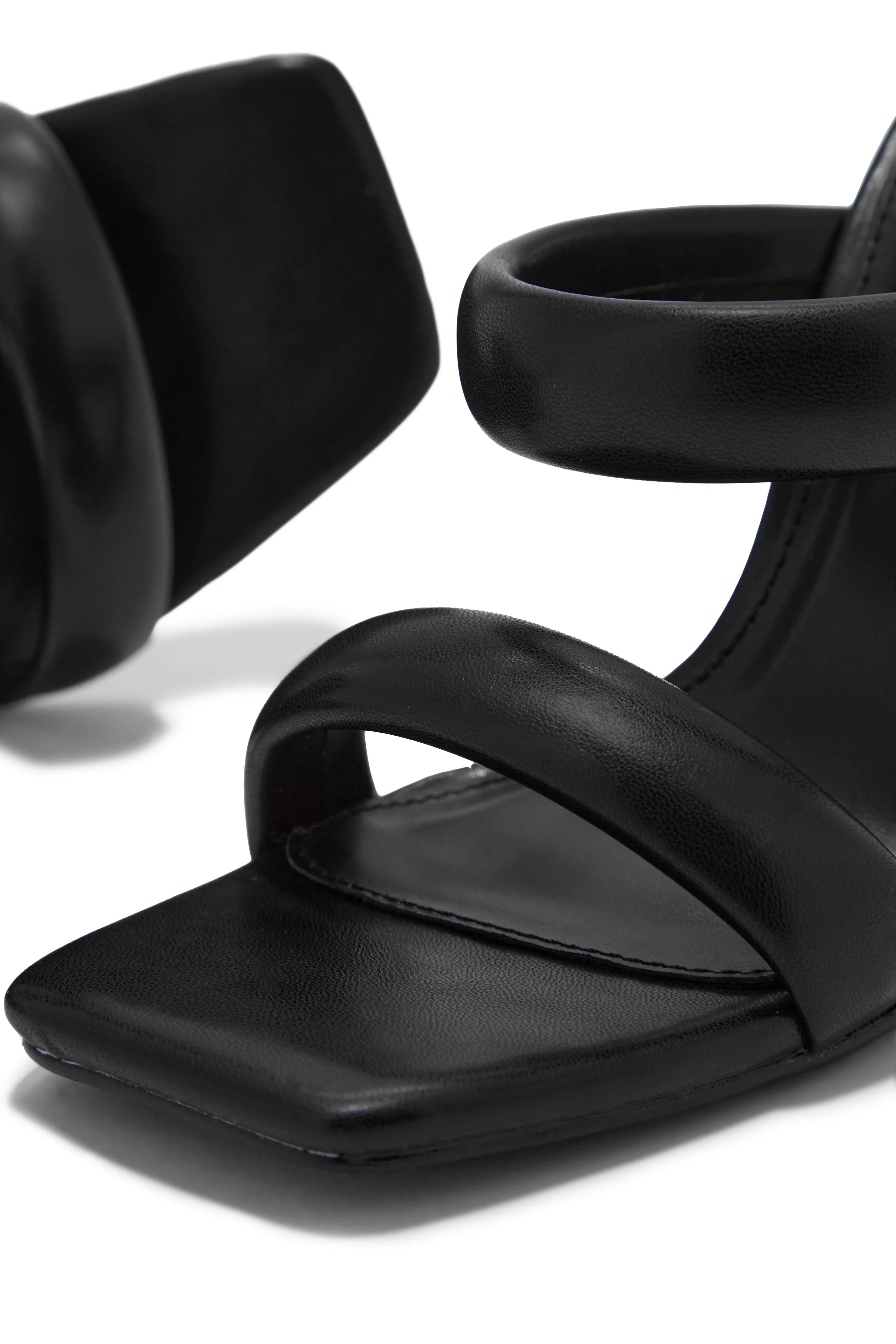 Stassie Single Sole High Heel Mules - Black sold by Miss Lola product image thumbnail 5