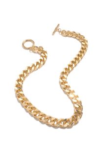 Frances Gold-Tone Chain Toggle Necklace - Gold sold by Miss Lola