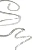 Nikkie Snake Chain Belly Chain - Silver sold by Miss Lola