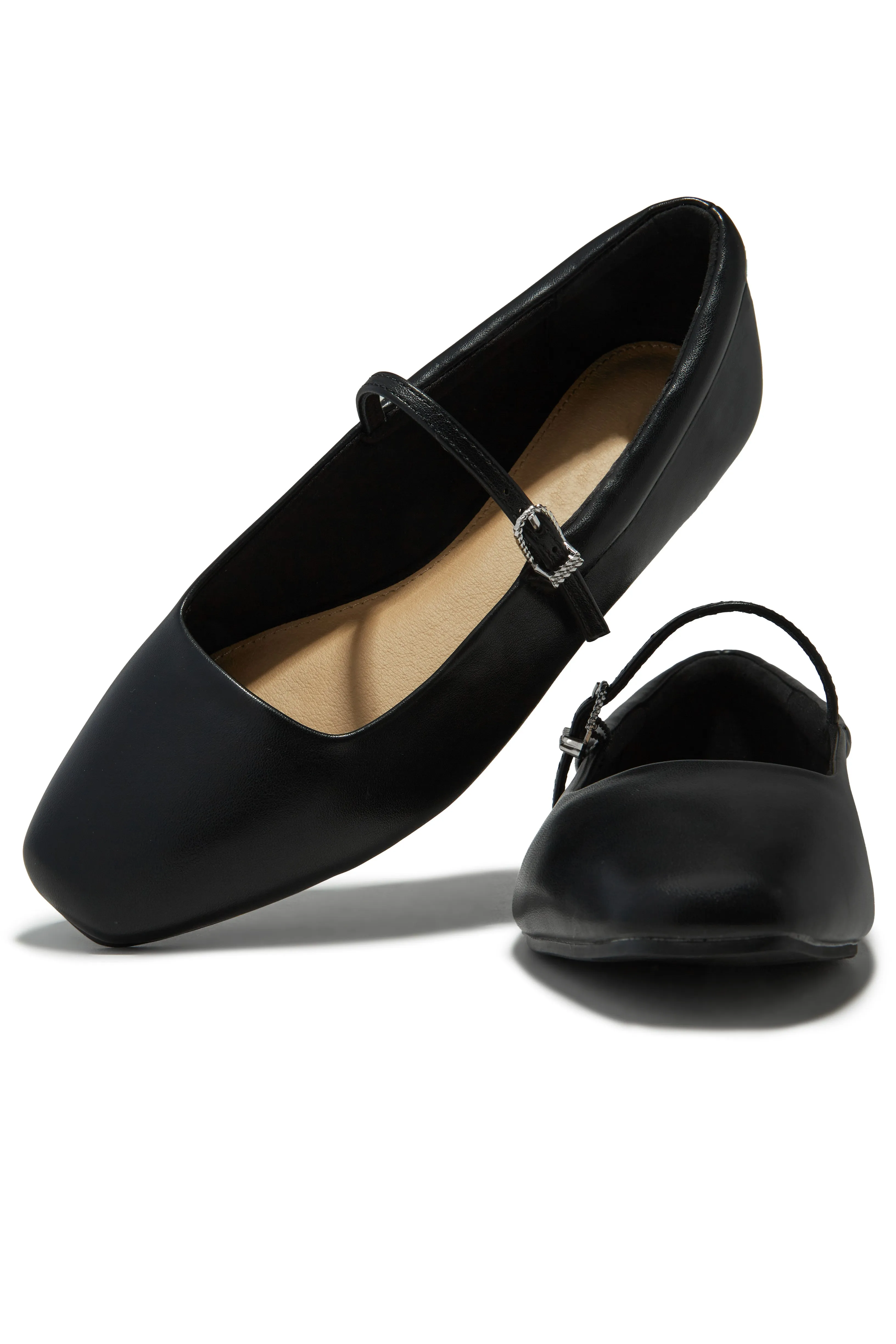 Zoe Flats - Black sold by Miss Lola product image thumbnail 3