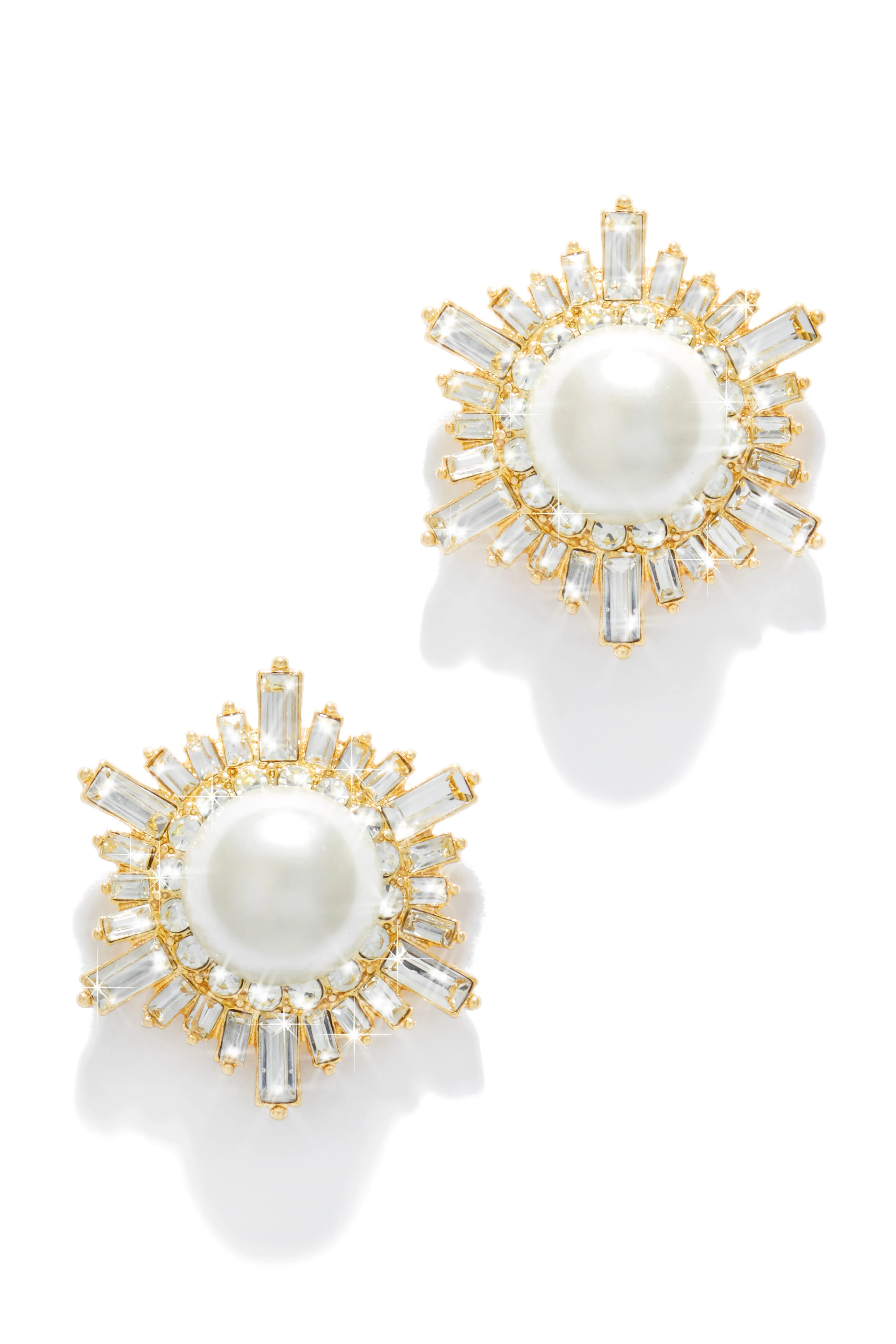 Noemi Embellished Earring - Gold sold by Miss Lola product image thumbnail 2