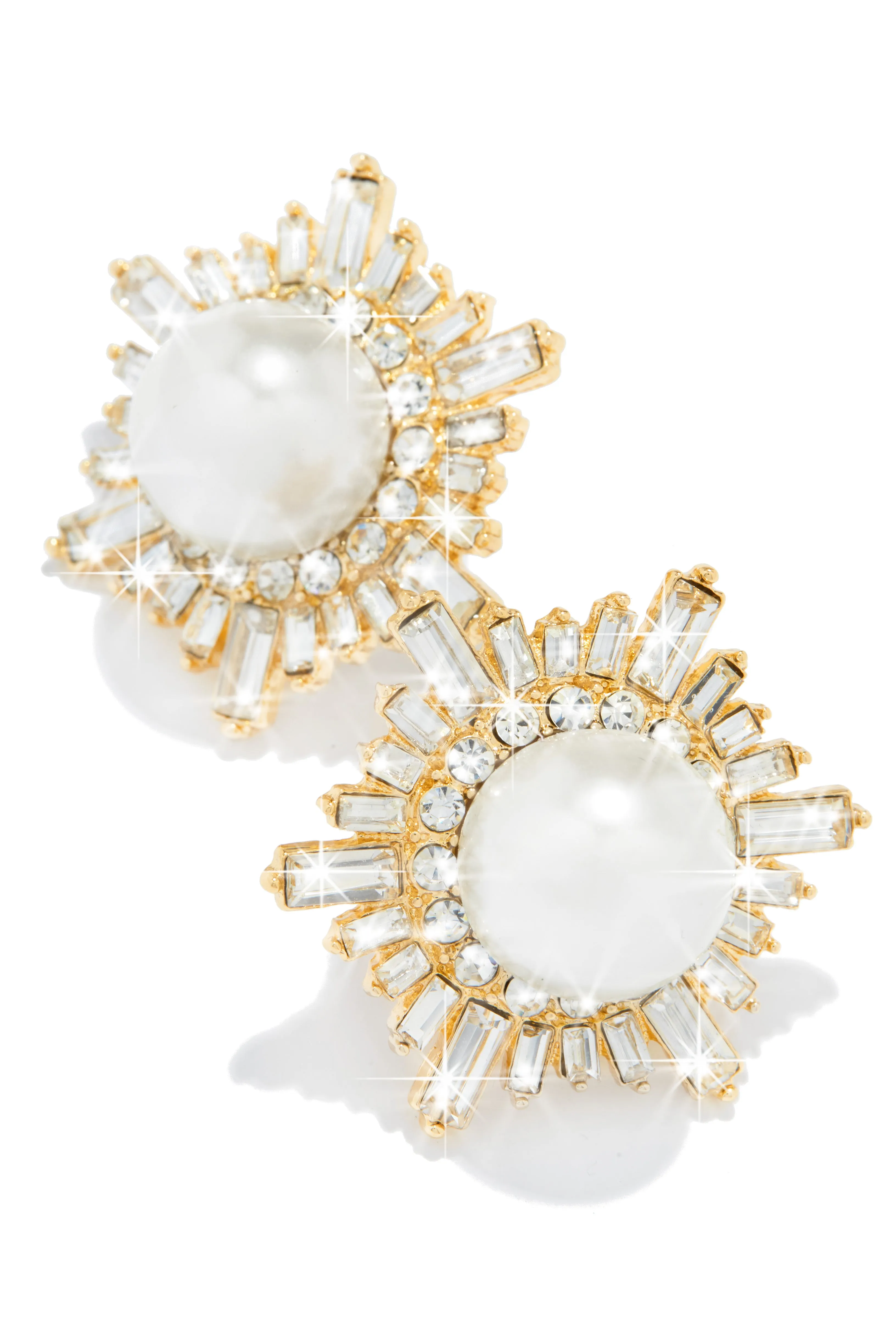 Noemi Embellished Earring - Gold sold by Miss Lola