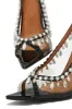 Under The Stars Embellished Slingback Pumps - Black sold by Miss Lola