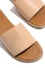 Maui Flat Slip On Sandals - Nude sold by Miss Lola