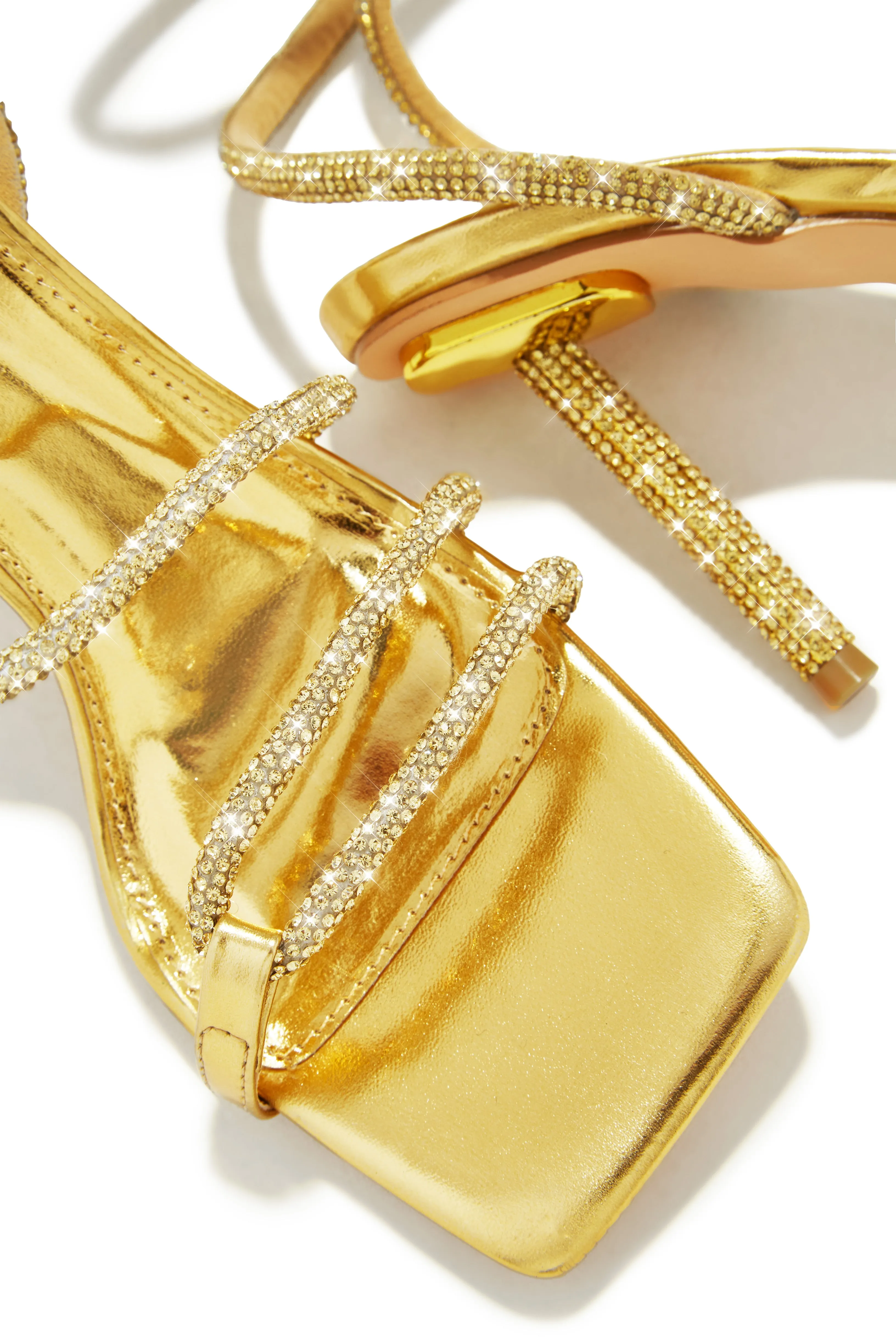 Ayiana Embellished Heels - Gold sold by Miss Lola product image thumbnail 3