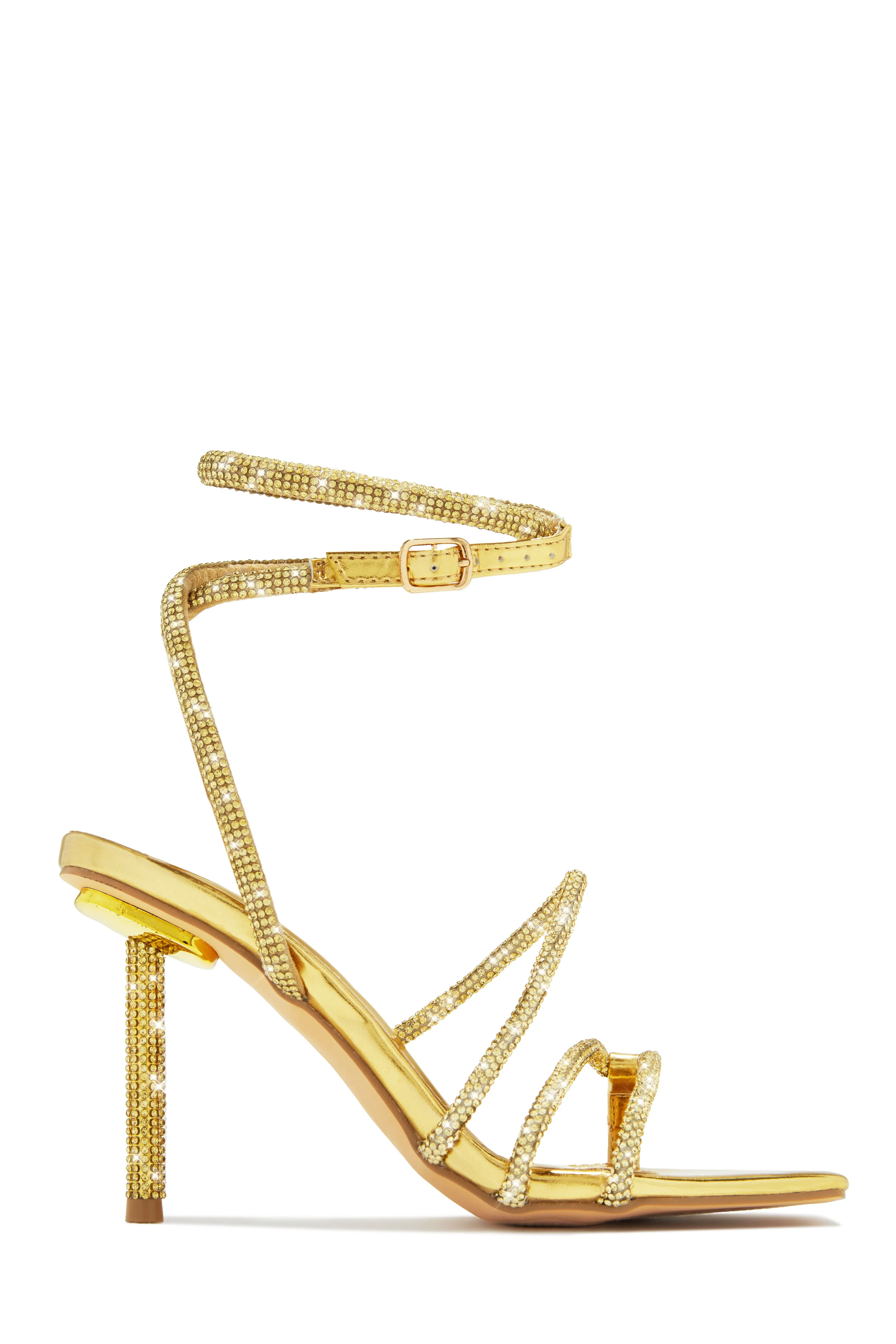 Ayiana Embellished Heels - Gold sold by Miss Lola product image thumbnail 4