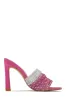 Feeling Myself Embellished High Heel Mules - Pink sold by Miss Lola