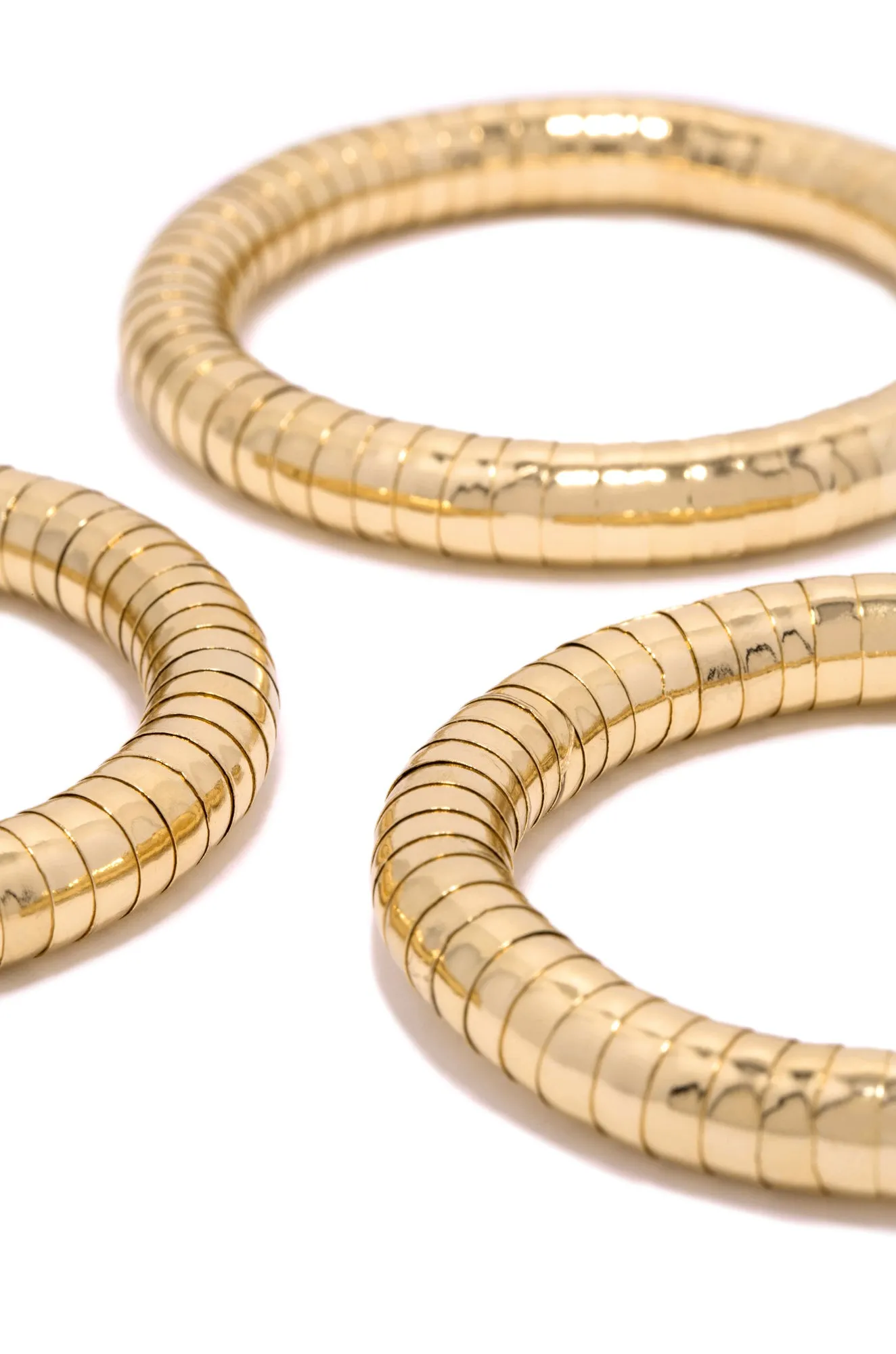 Kimani Elastic Bracelet Set - Gold sold by Miss Lola product image thumbnail 5