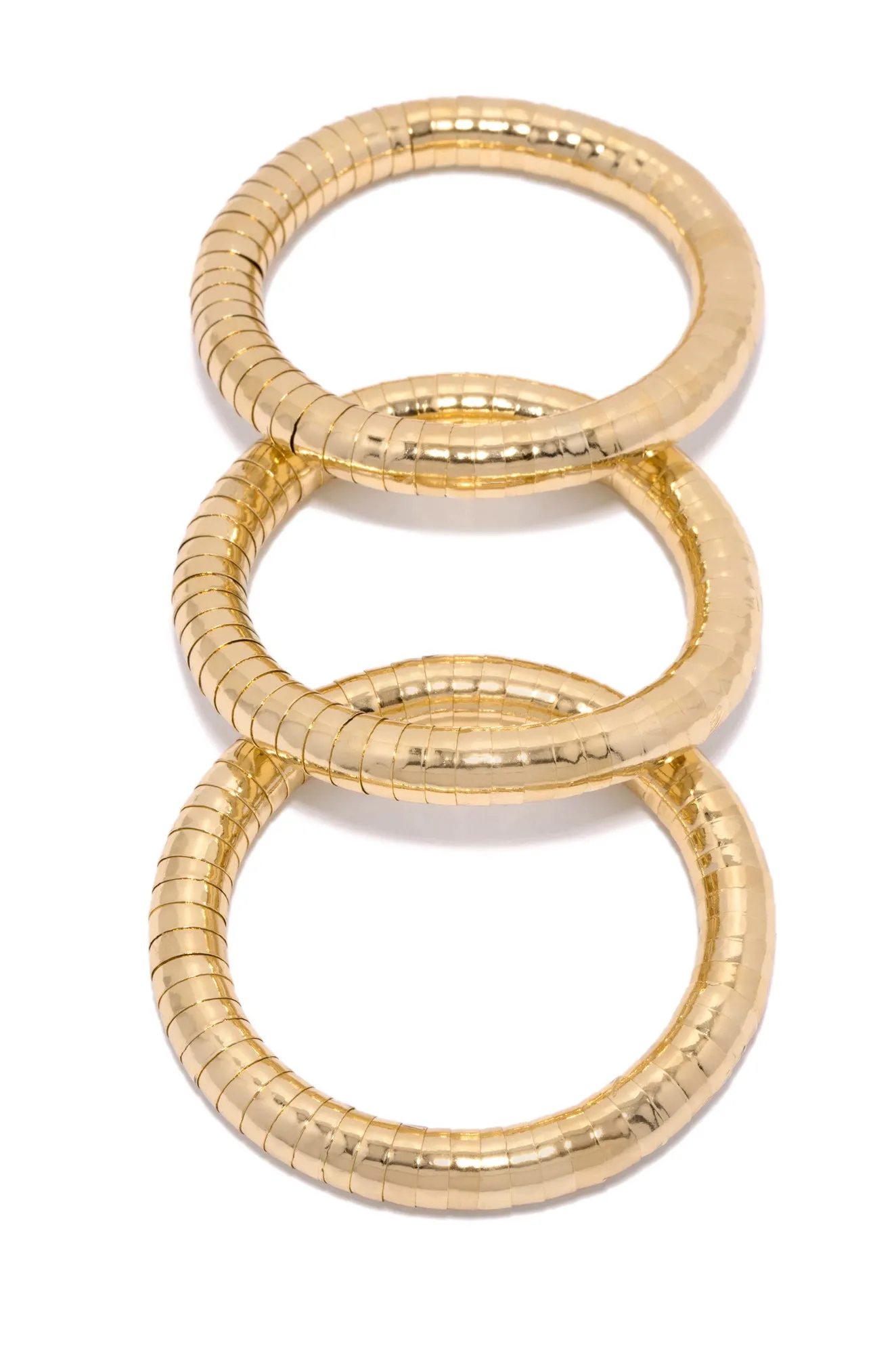 Kimani Elastic Bracelet Set - Gold sold by Miss Lola product image thumbnail 2