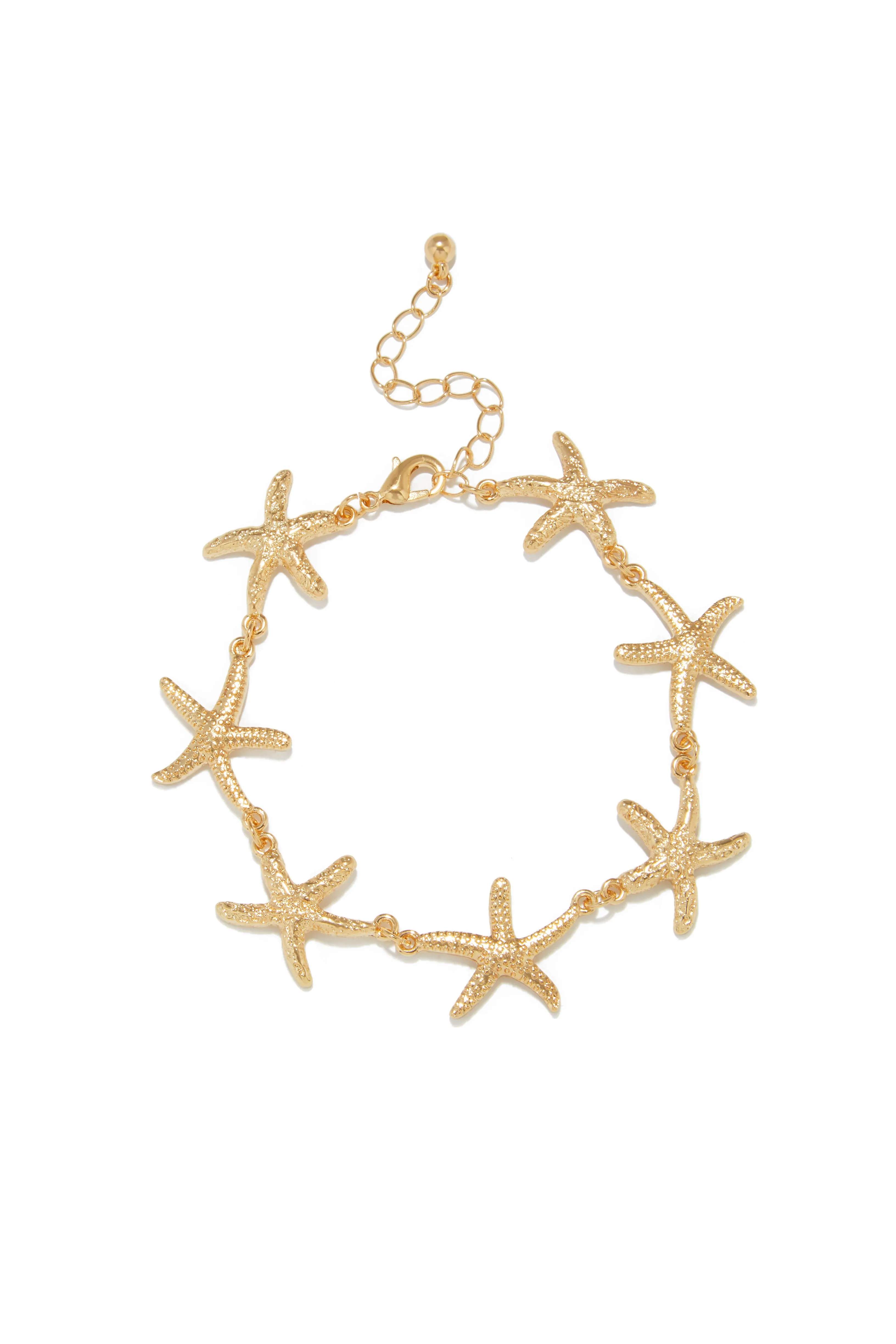 Treasures of The Sea Starfish Bracelet - Gold sold by Miss Lola