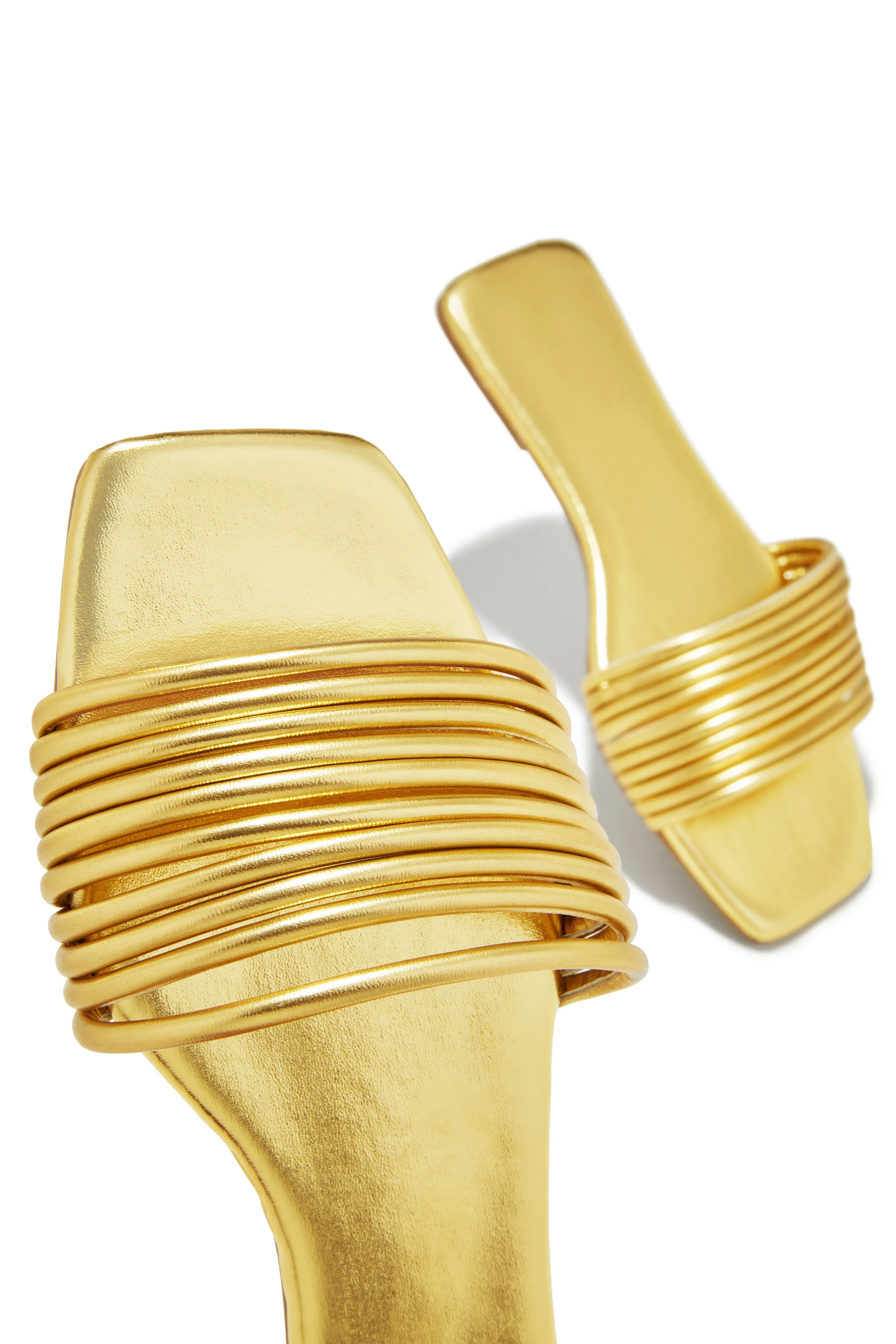 Sun Chaser Slip On Sandals - Gold sold by Miss Lola product image thumbnail 2