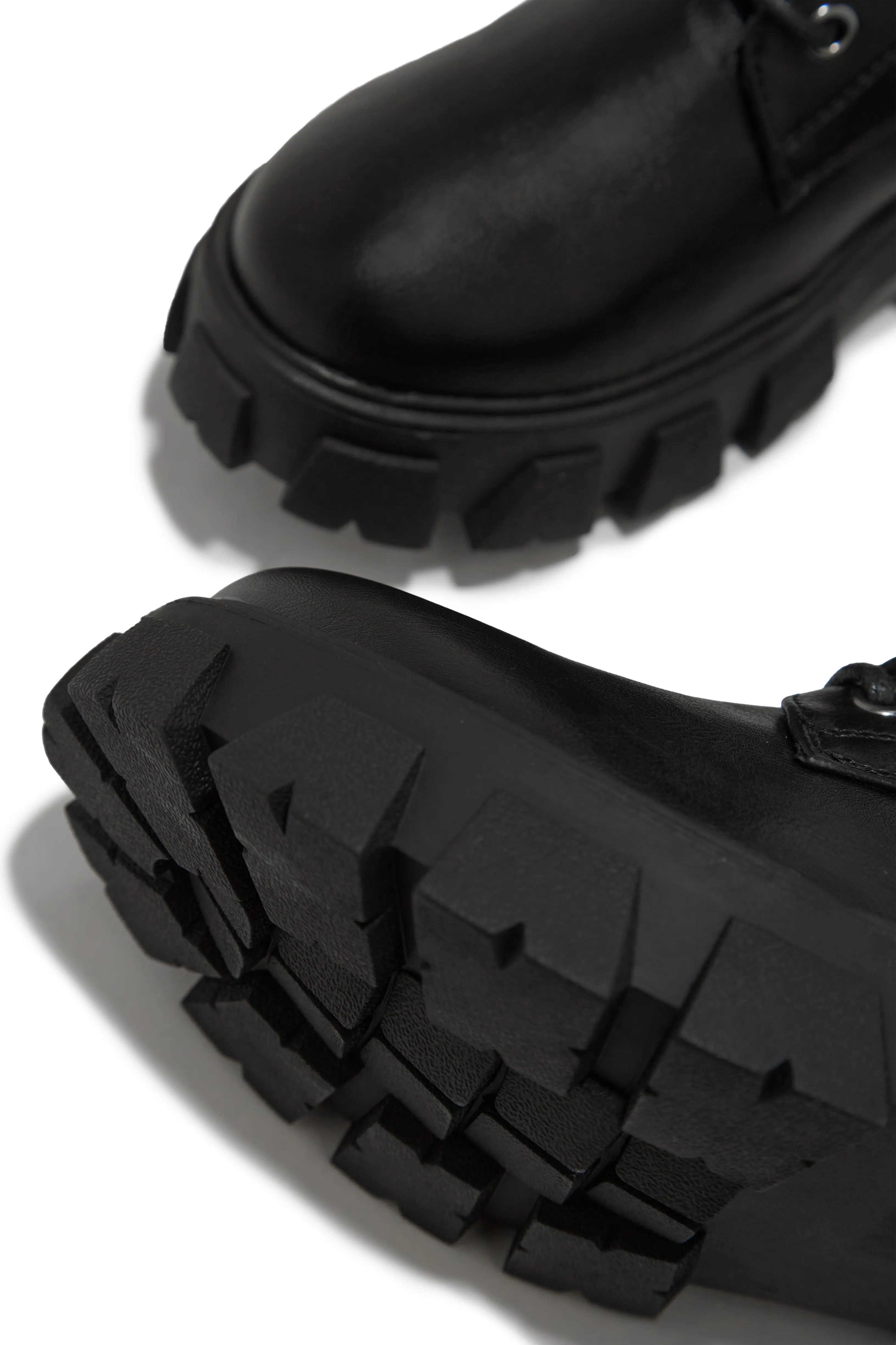 Maryana Lace Up Combat Boots - Black sold by Miss Lola product image thumbnail 5