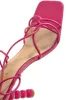 St. Barts Summer Square Toe Strappy Heels - Pink sold by Miss Lola