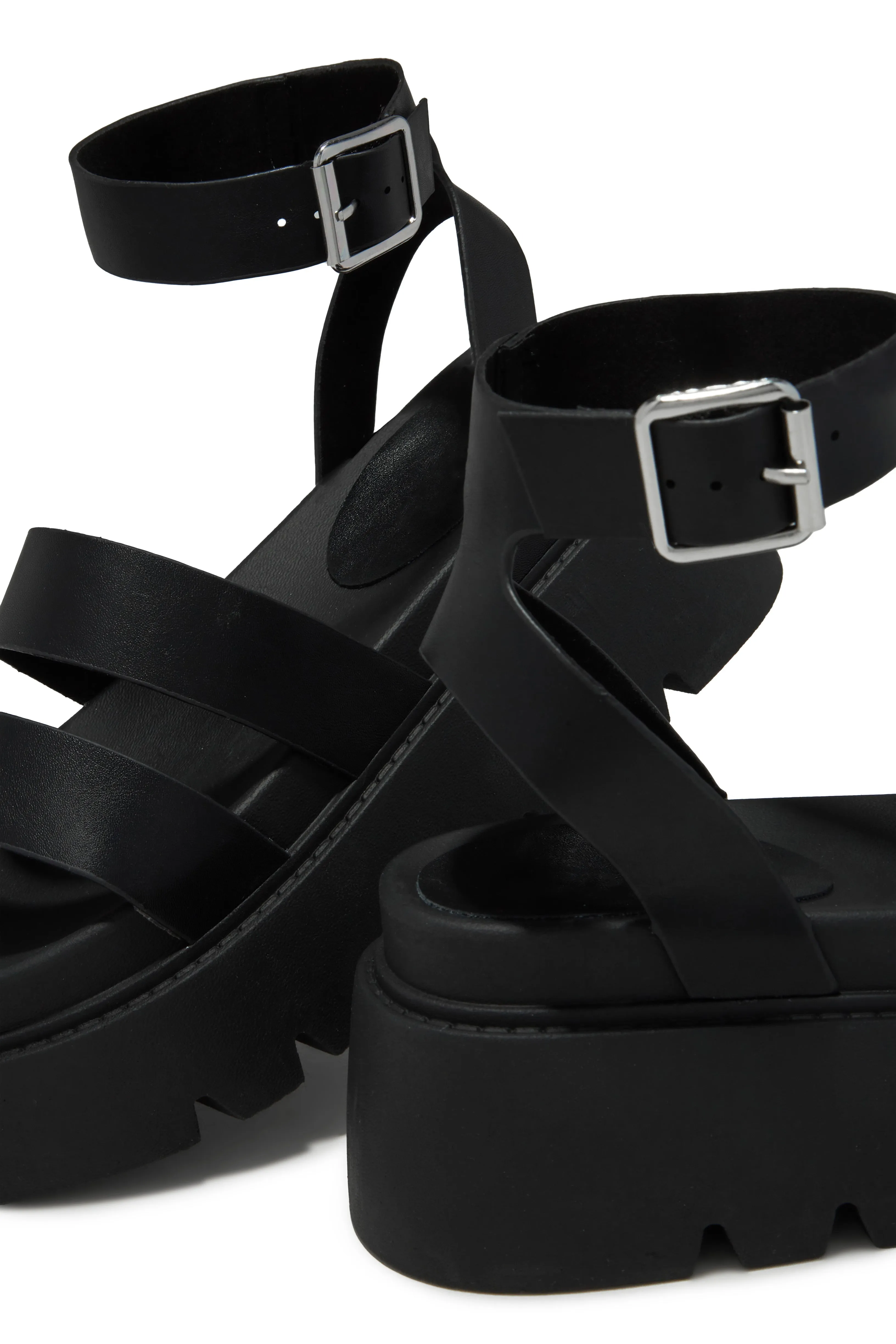 Emilya Chunky Platform Sandals - Black sold by Miss Lola product image thumbnail 3