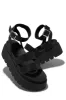 Emilya Chunky Platform Sandals - Black sold by Miss Lola