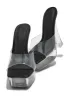 Raylee High Heel Platform Mules - Black sold by Miss Lola