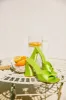 Azaria Block Heel Mules - Lime sold by Miss Lola