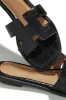 Miraya Slip On Sandals - Black Croc sold by Miss Lola