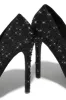 Kelly Embellished High Heel Pumps - Black sold by Miss Lola