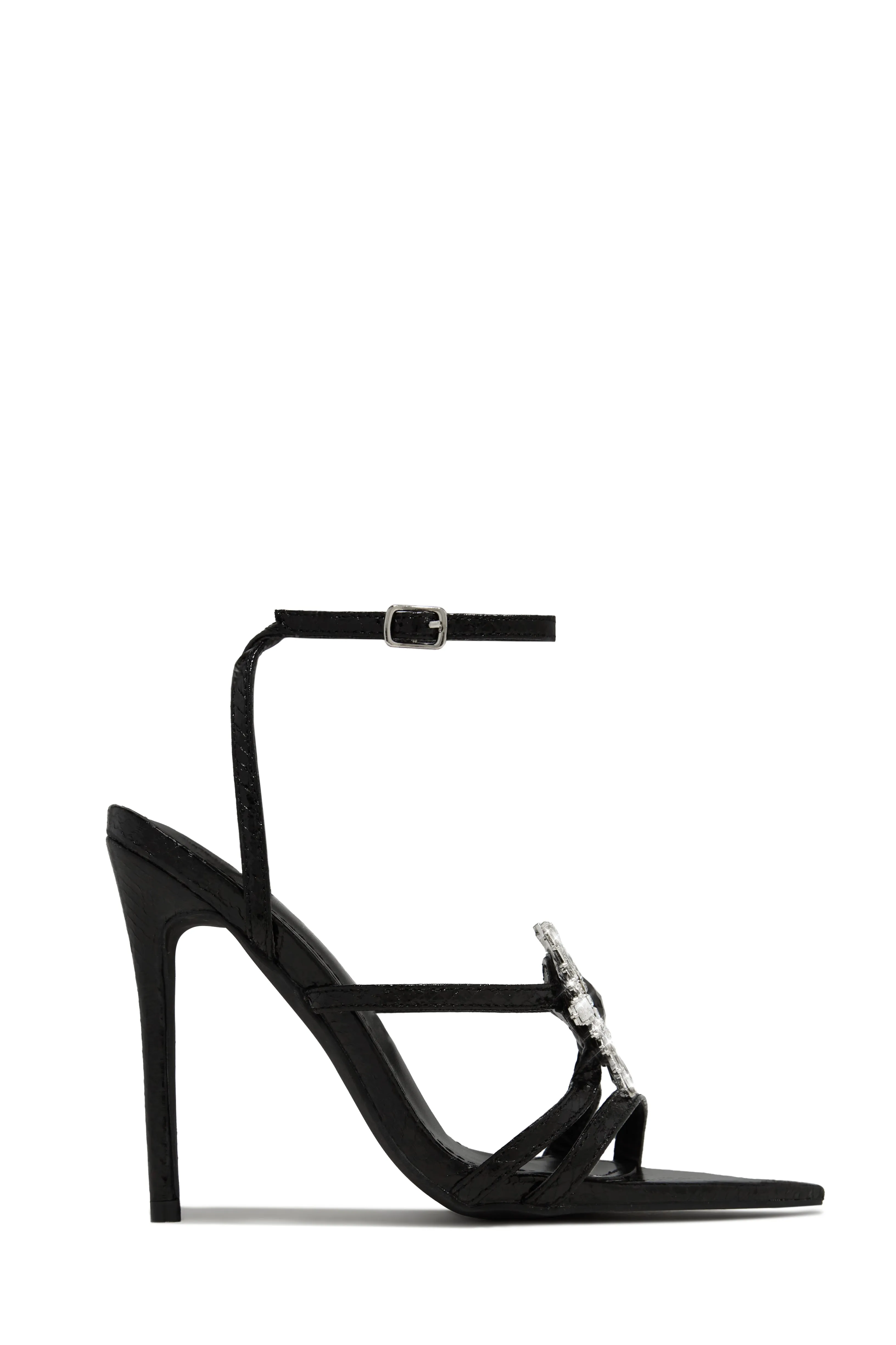 Ameira Embellished High Heels - Black sold by Miss Lola product image thumbnail 5