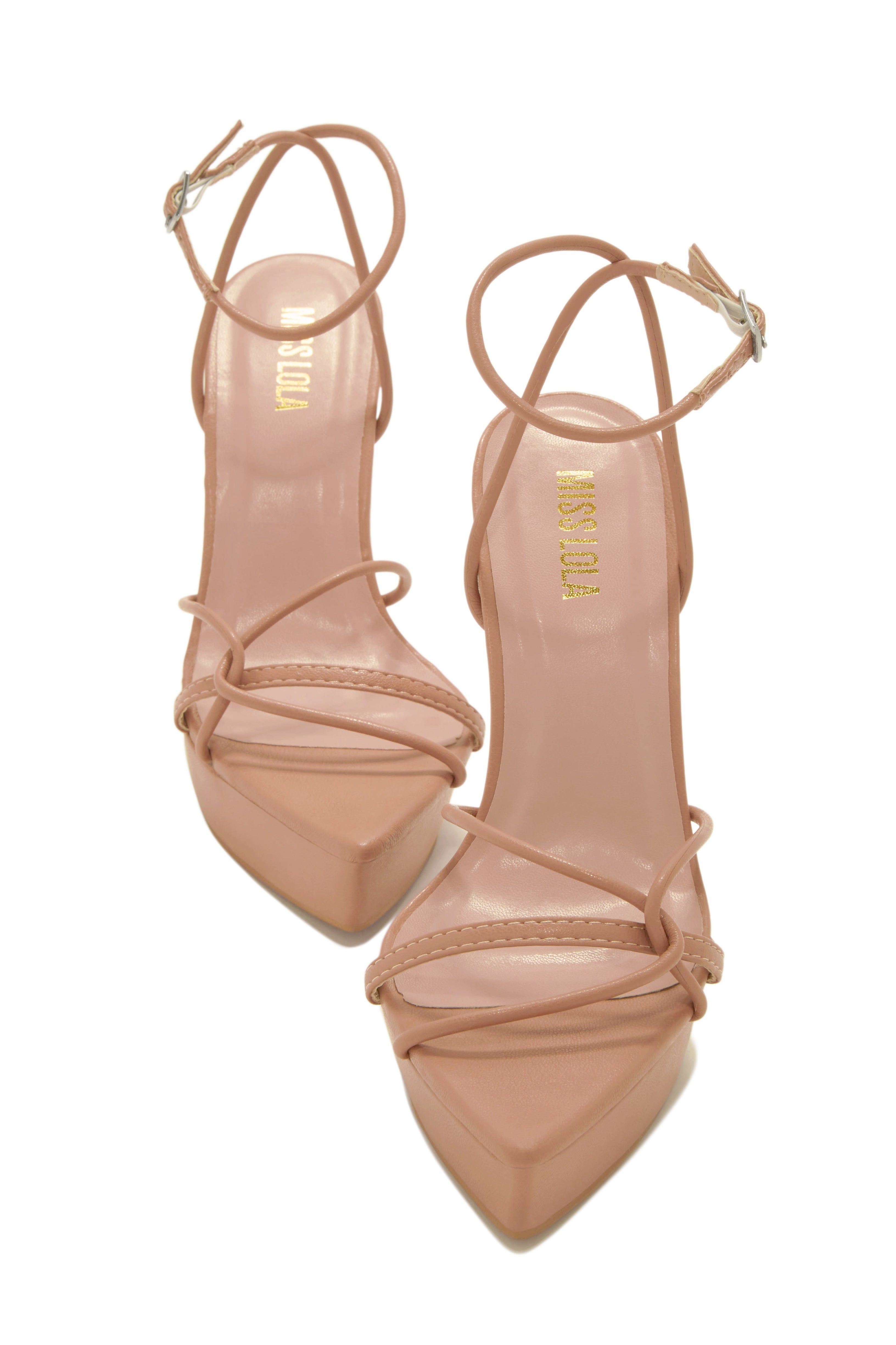 Parisa Platform Heels - Nude sold by Miss Lola product image thumbnail 4