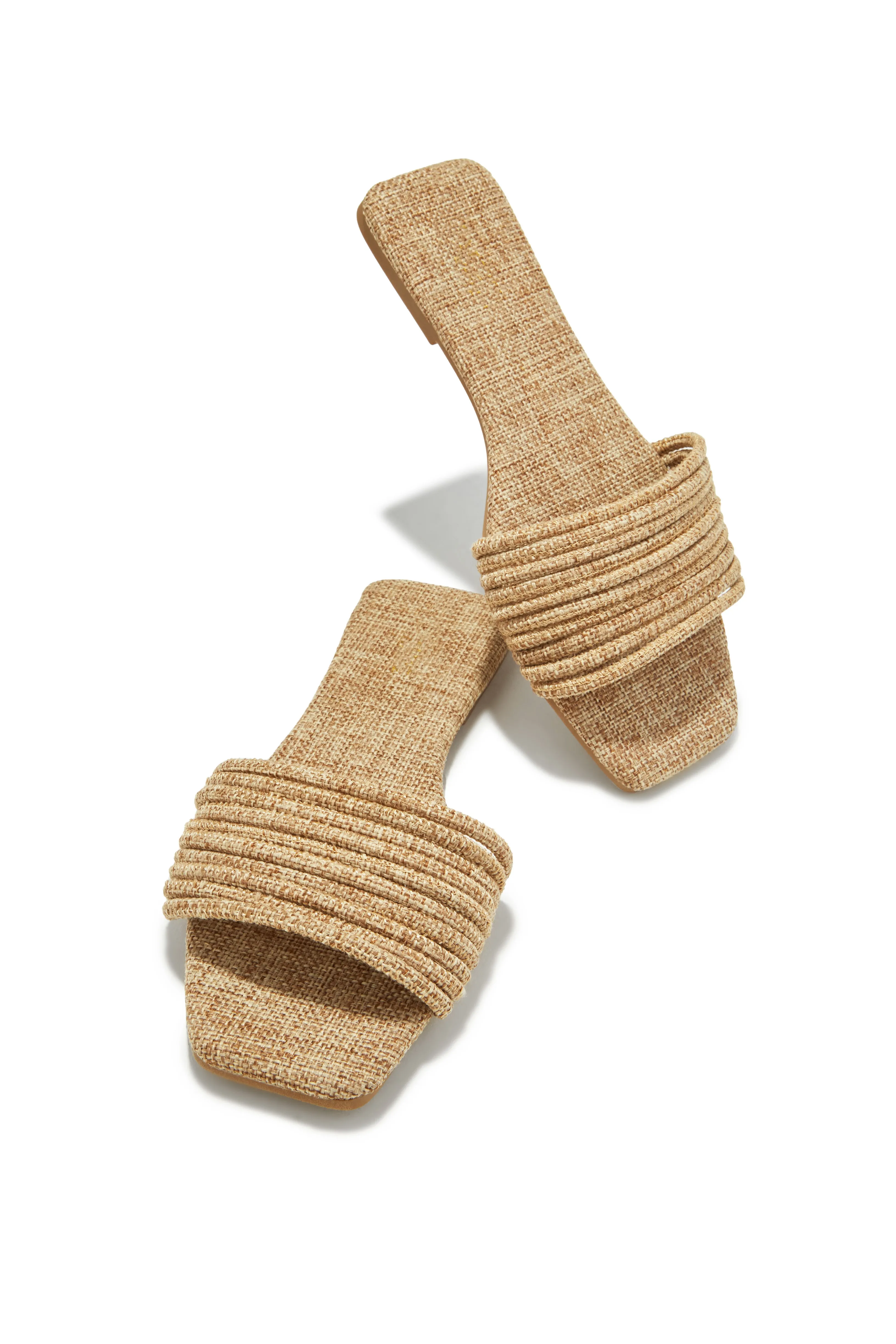 Sun Chaser Slip On Sandals - Natural sold by Miss Lola product image thumbnail 5