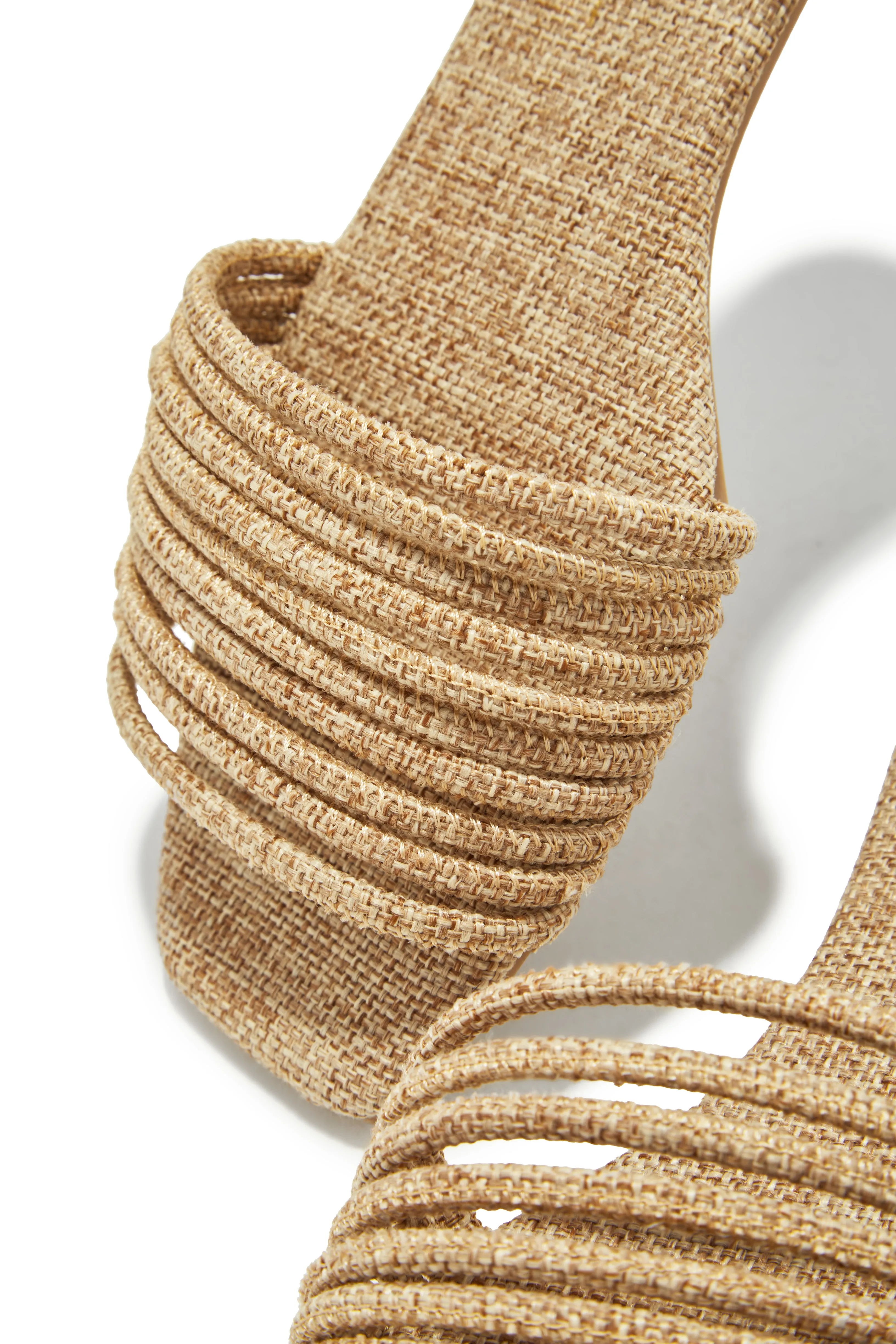 Sun Chaser Slip On Sandals - Natural sold by Miss Lola product image thumbnail 2