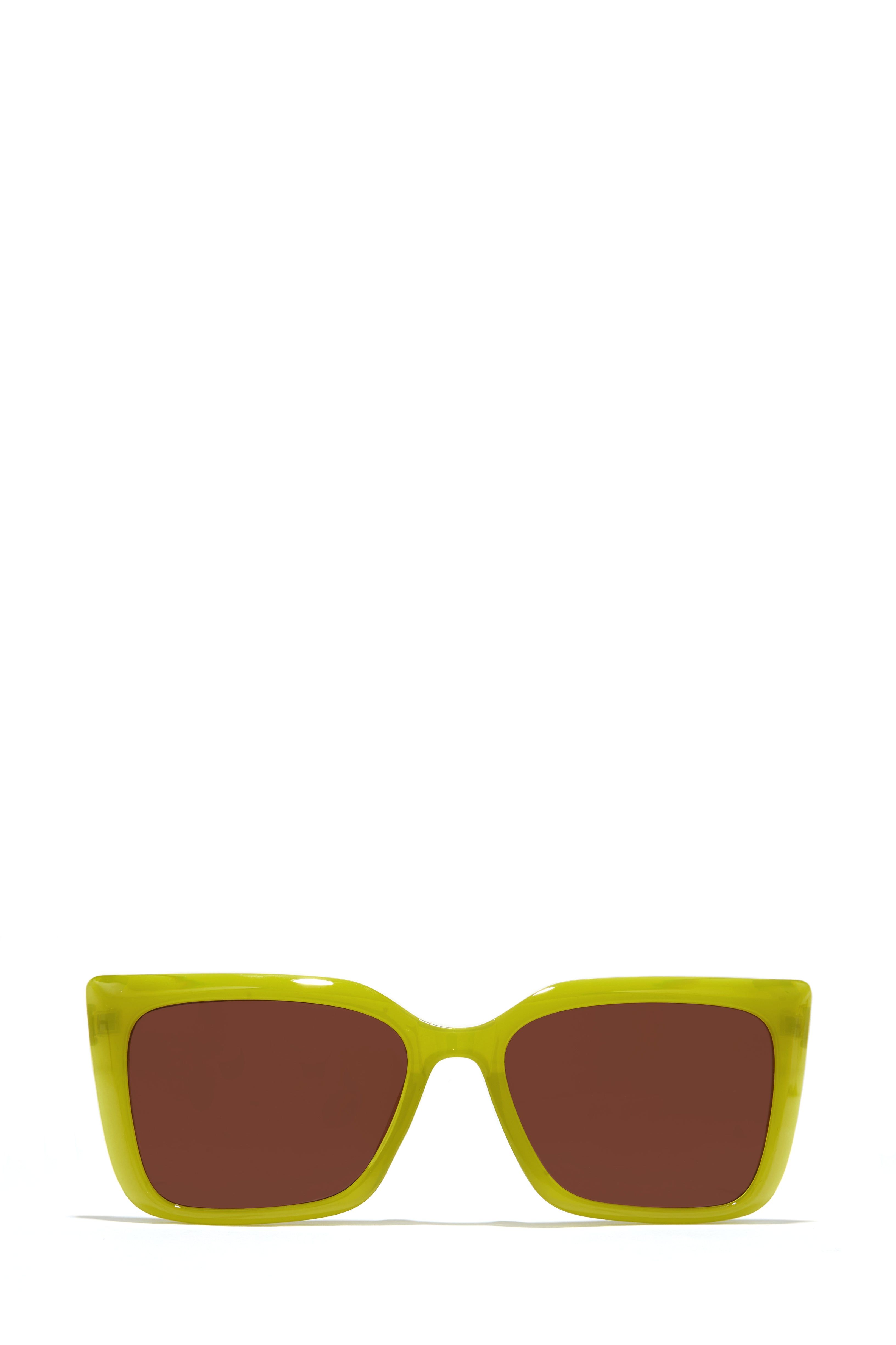 Leya Square Sunglasses - Green sold by Miss Lola product image thumbnail 3