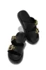 Cabo Sands Slip On Chunky Sandals - Black sold by Miss Lola