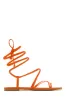 Live In Paradise Lace Up Sandals - Orange sold by Miss Lola