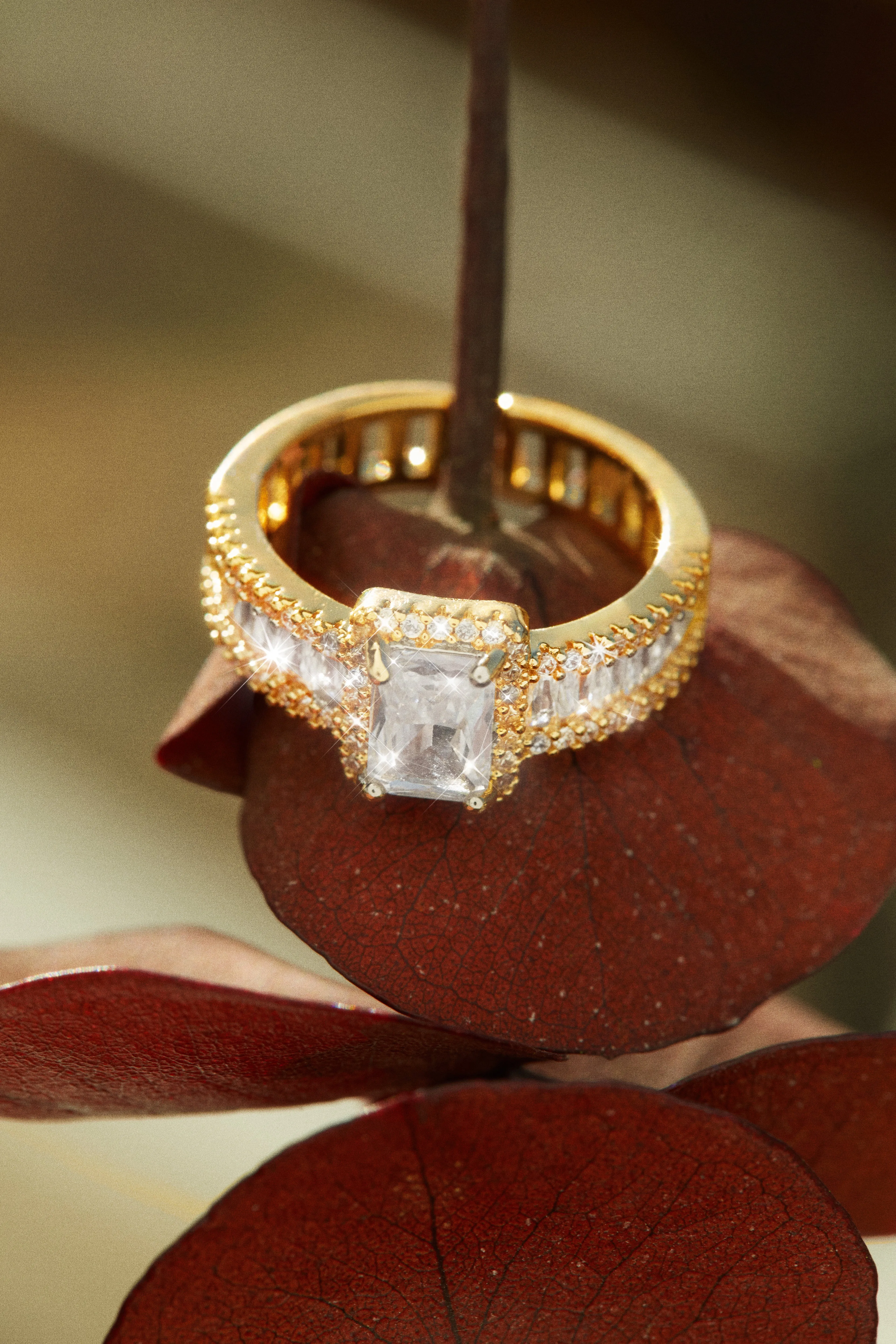 Always Yours Gold Plated CZ Ring - Gold sold by Miss Lola product image thumbnail 3