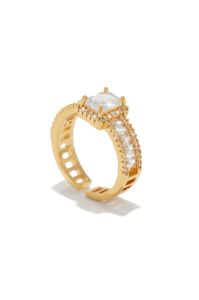 Always Yours Embellished Ring - Gold sold by Miss Lola