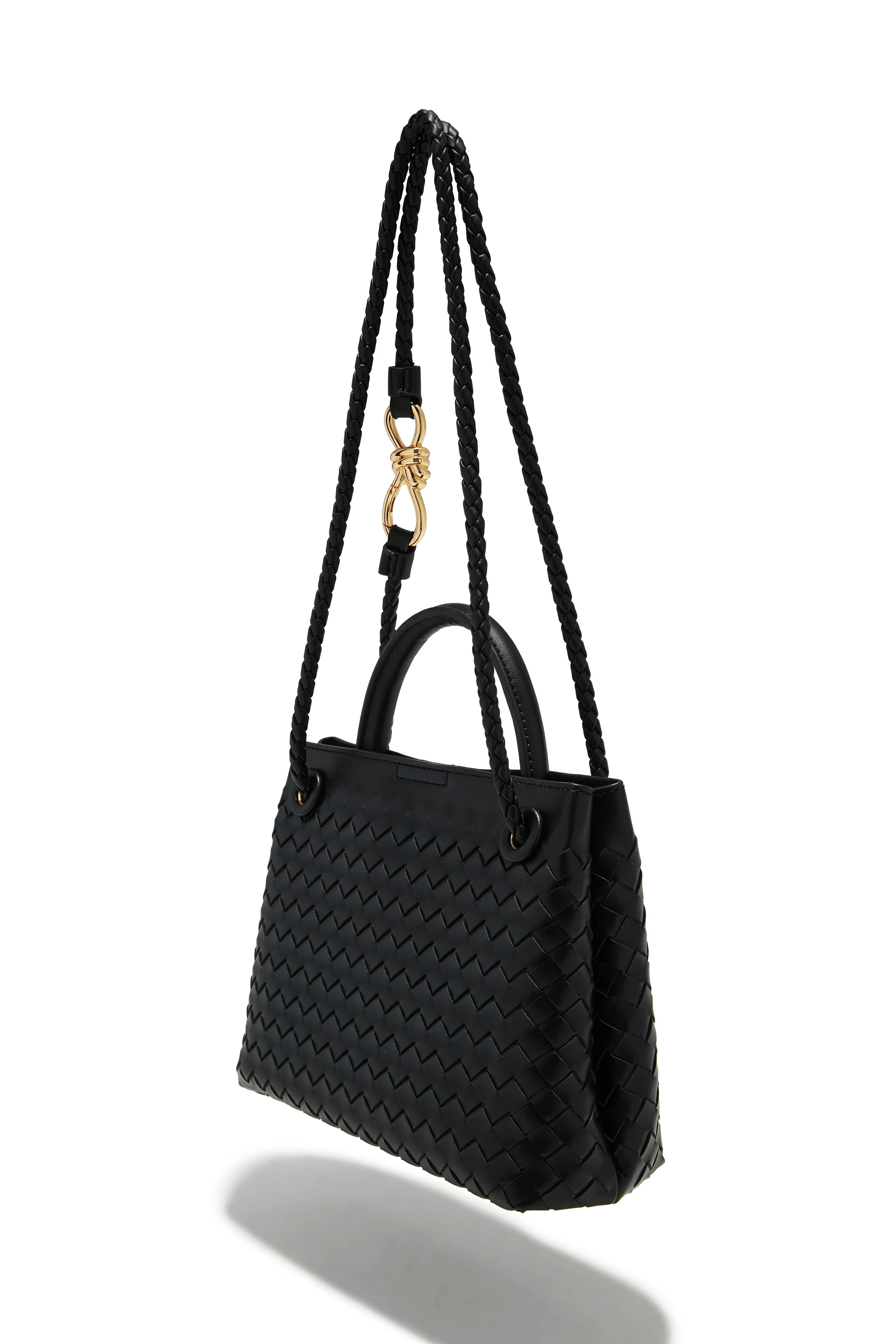 Stephanie Woven Bag - Black sold by Miss Lola product image thumbnail 2