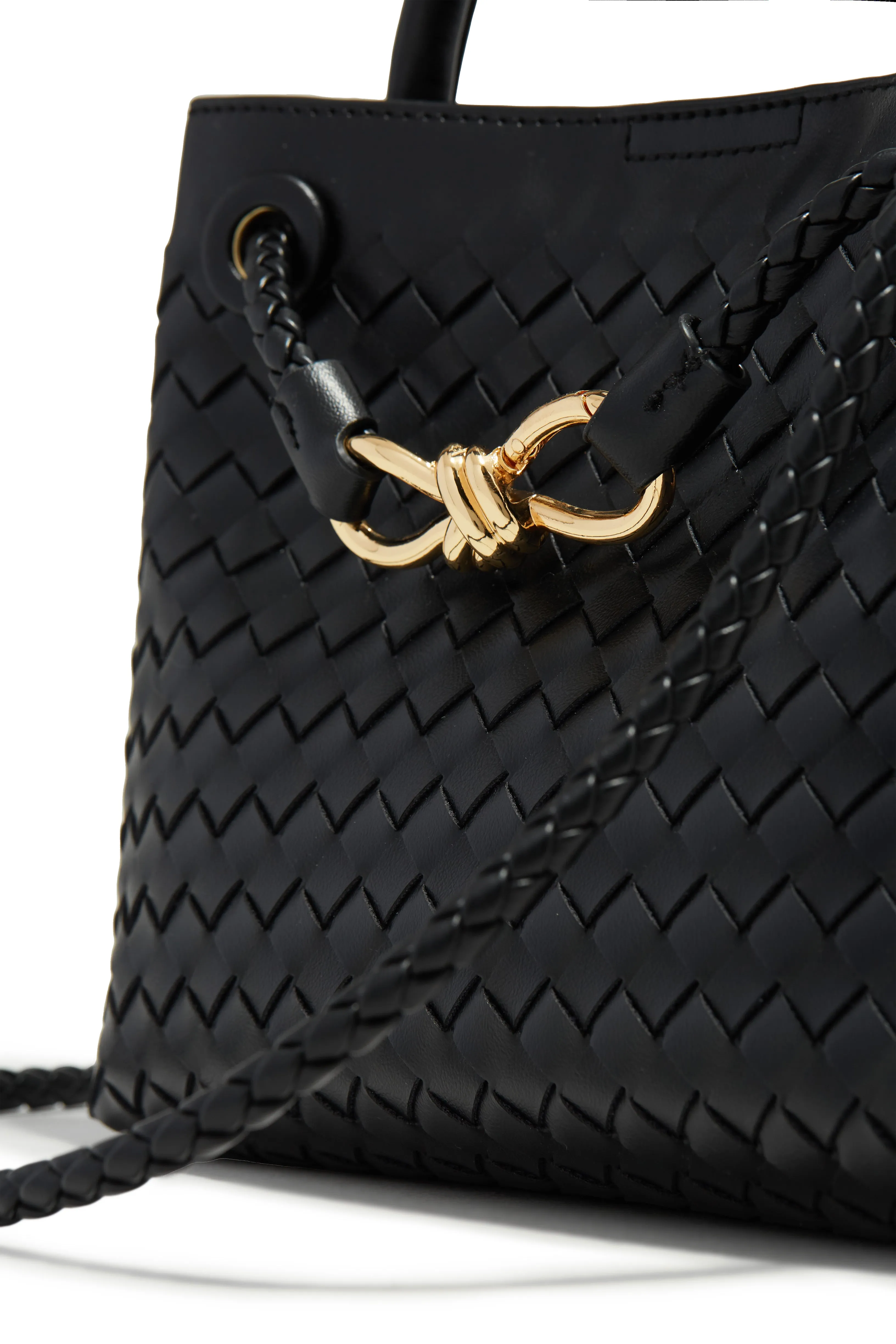 Stephanie Woven Bag - Black sold by Miss Lola product image thumbnail 5