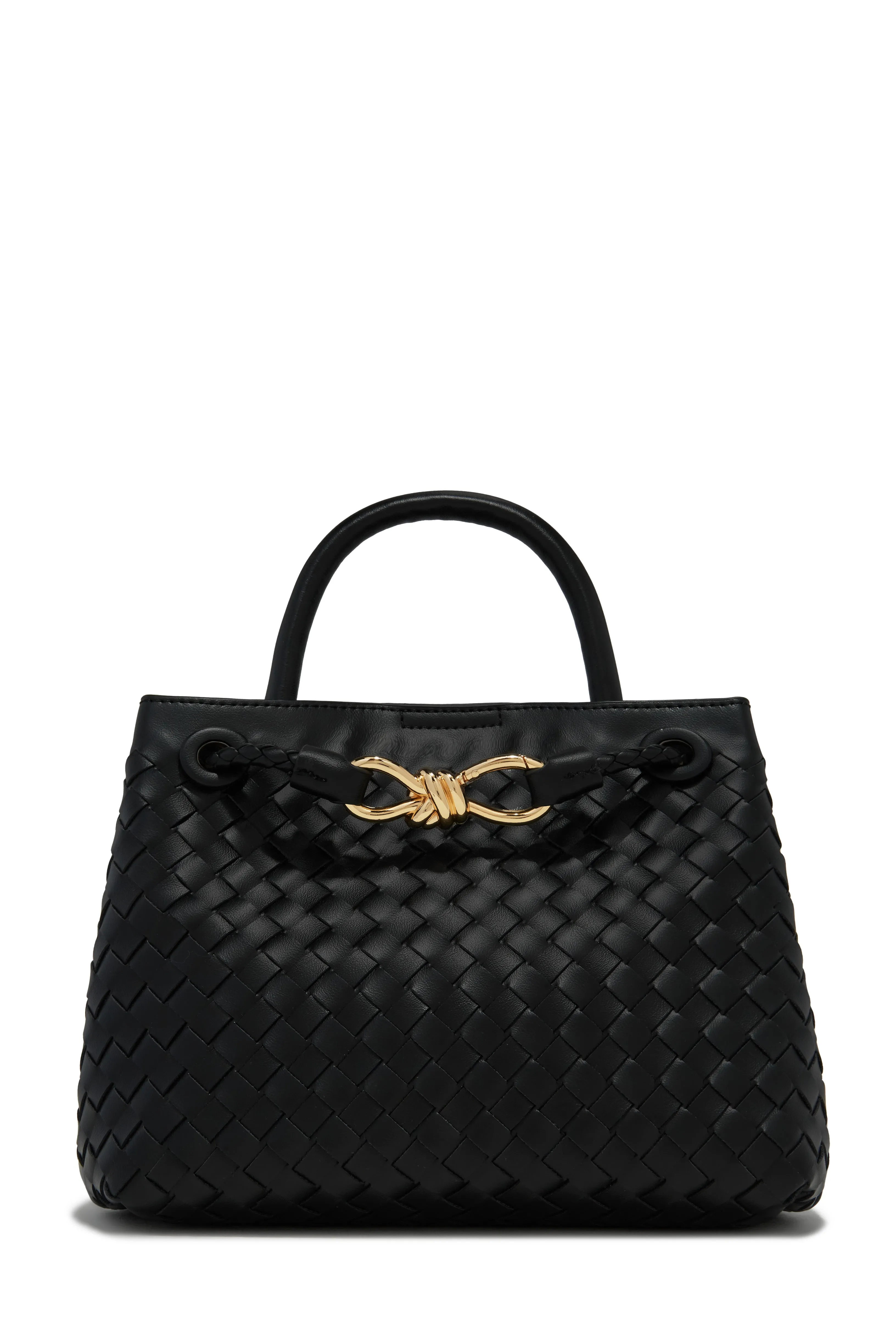 Stephanie Woven Bag - Black sold by Miss Lola product image thumbnail 4