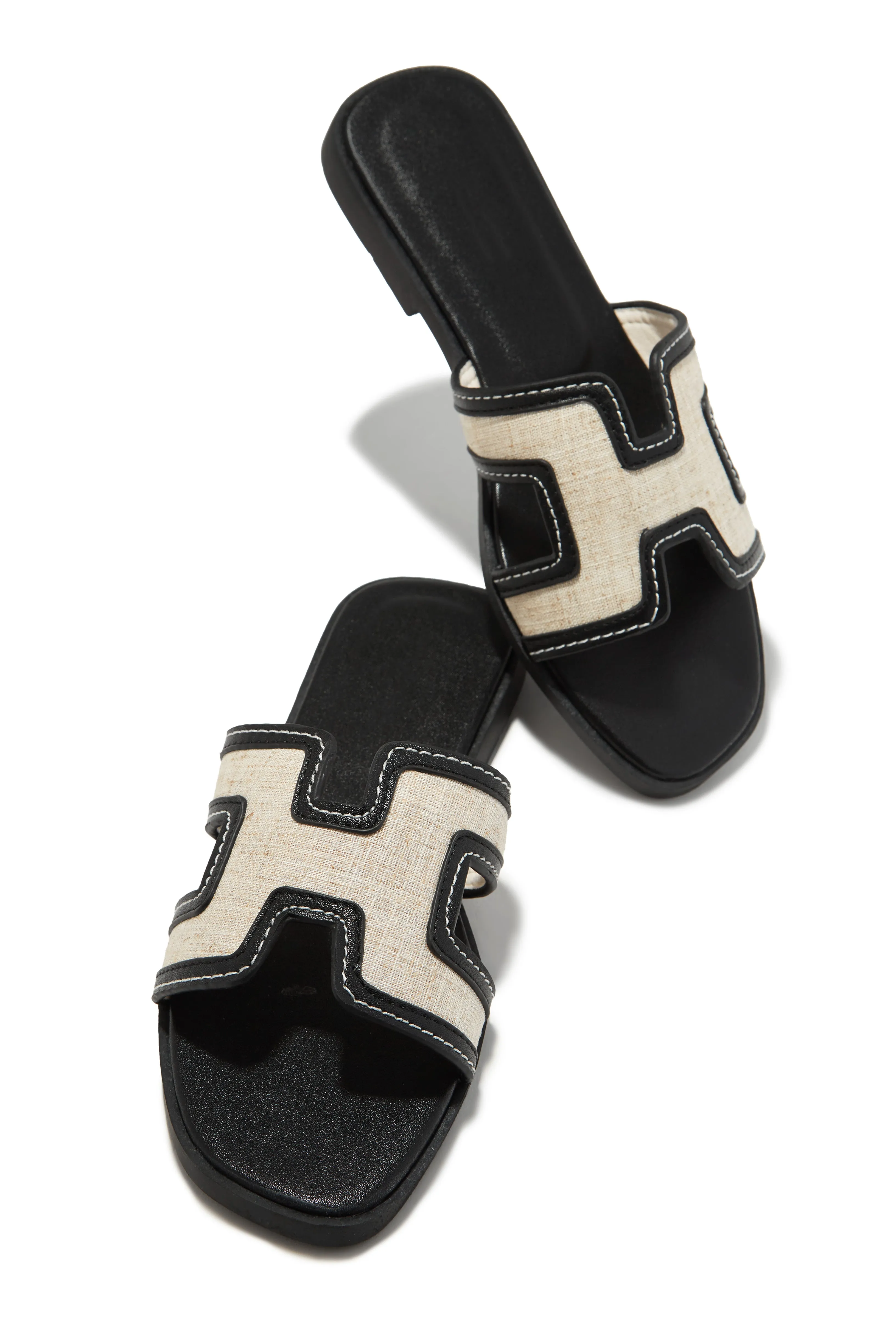 Sofya Slip On Sandals - Black sold by Miss Lola product image thumbnail 4