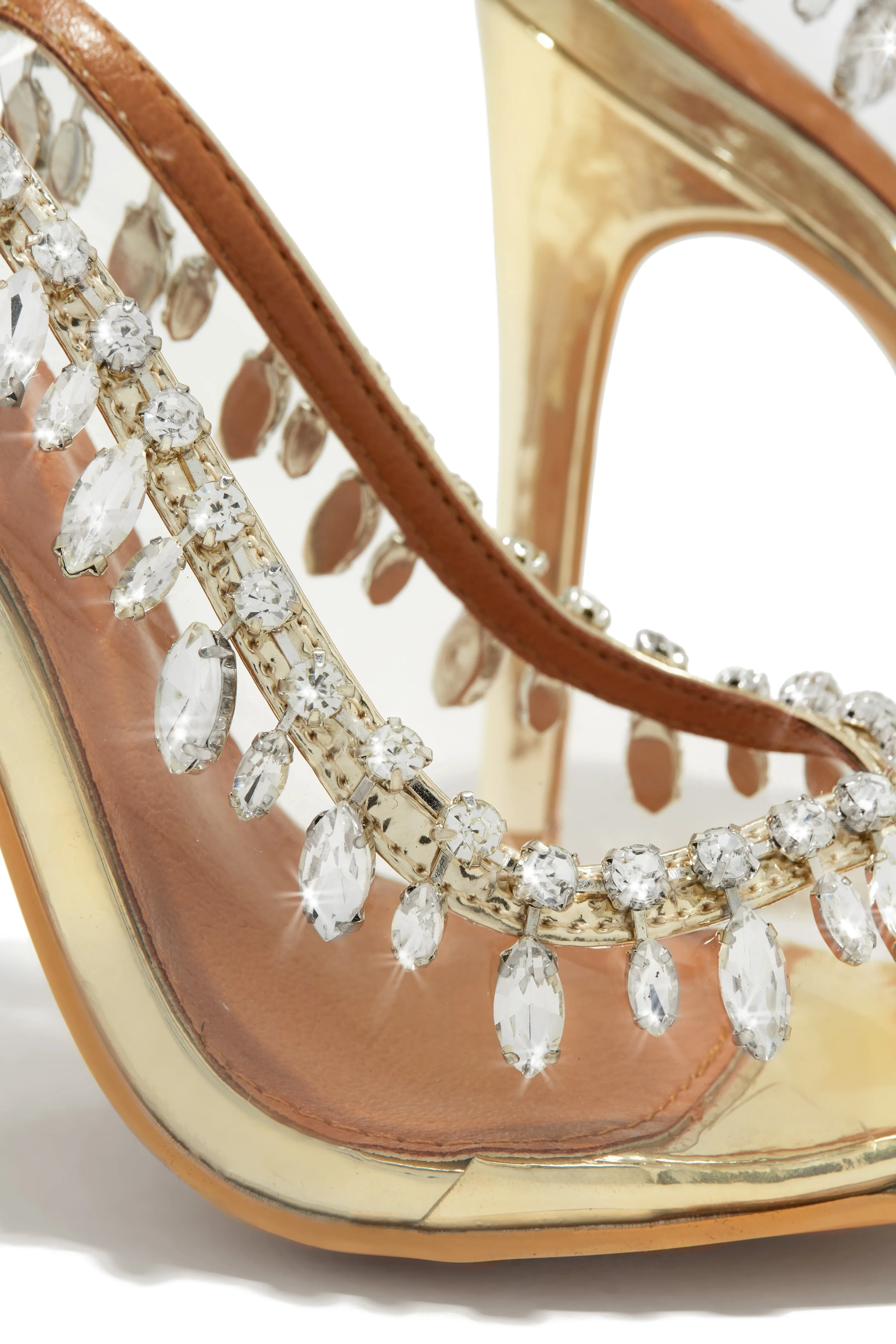 Under The Stars Embellished Slingback Pumps - Gold sold by Miss Lola product image thumbnail 2