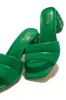 La Vita Block Heel Mules - Green sold by Miss Lola