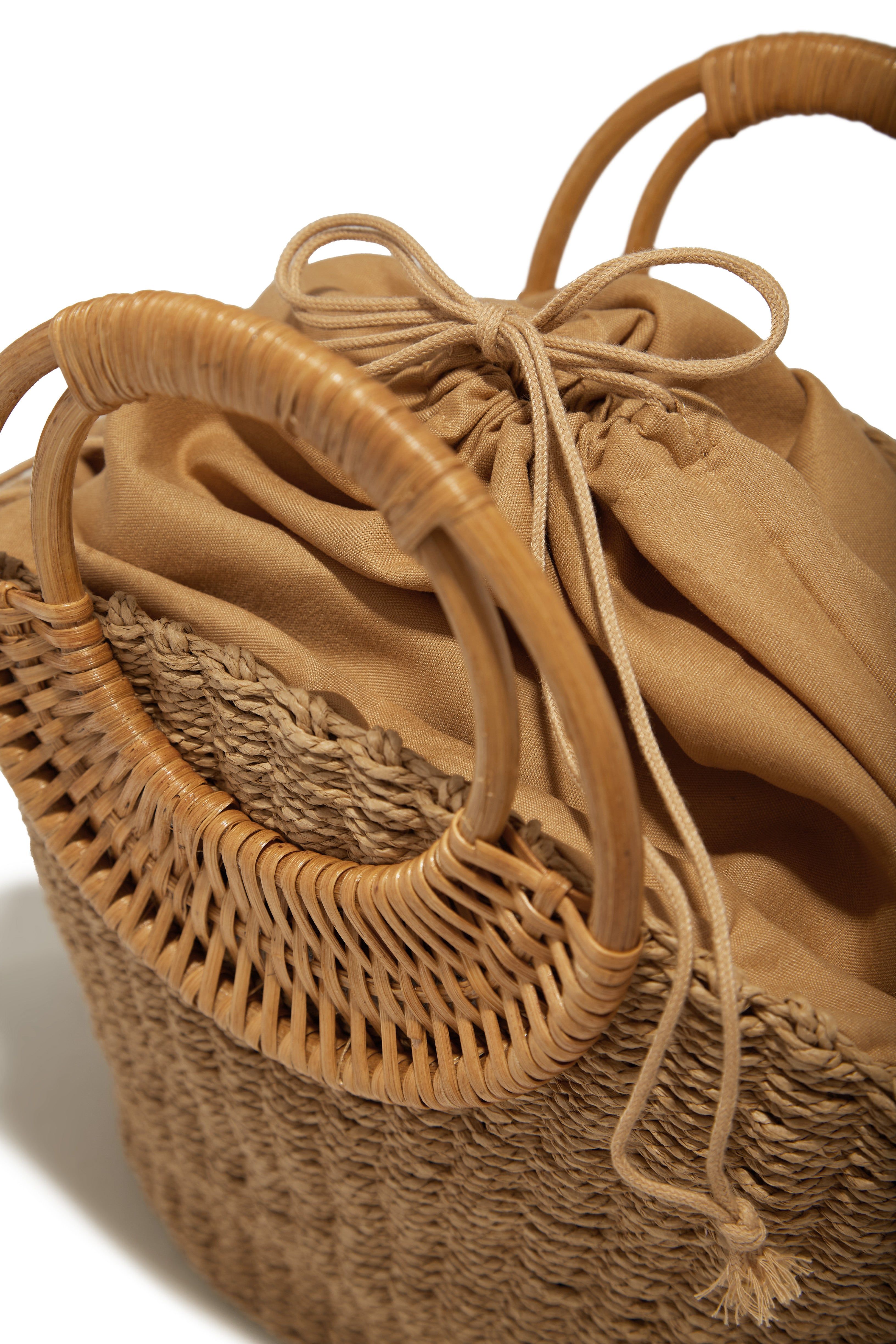 Marysol Woven Handbag - Tan sold by Miss Lola product image thumbnail 2