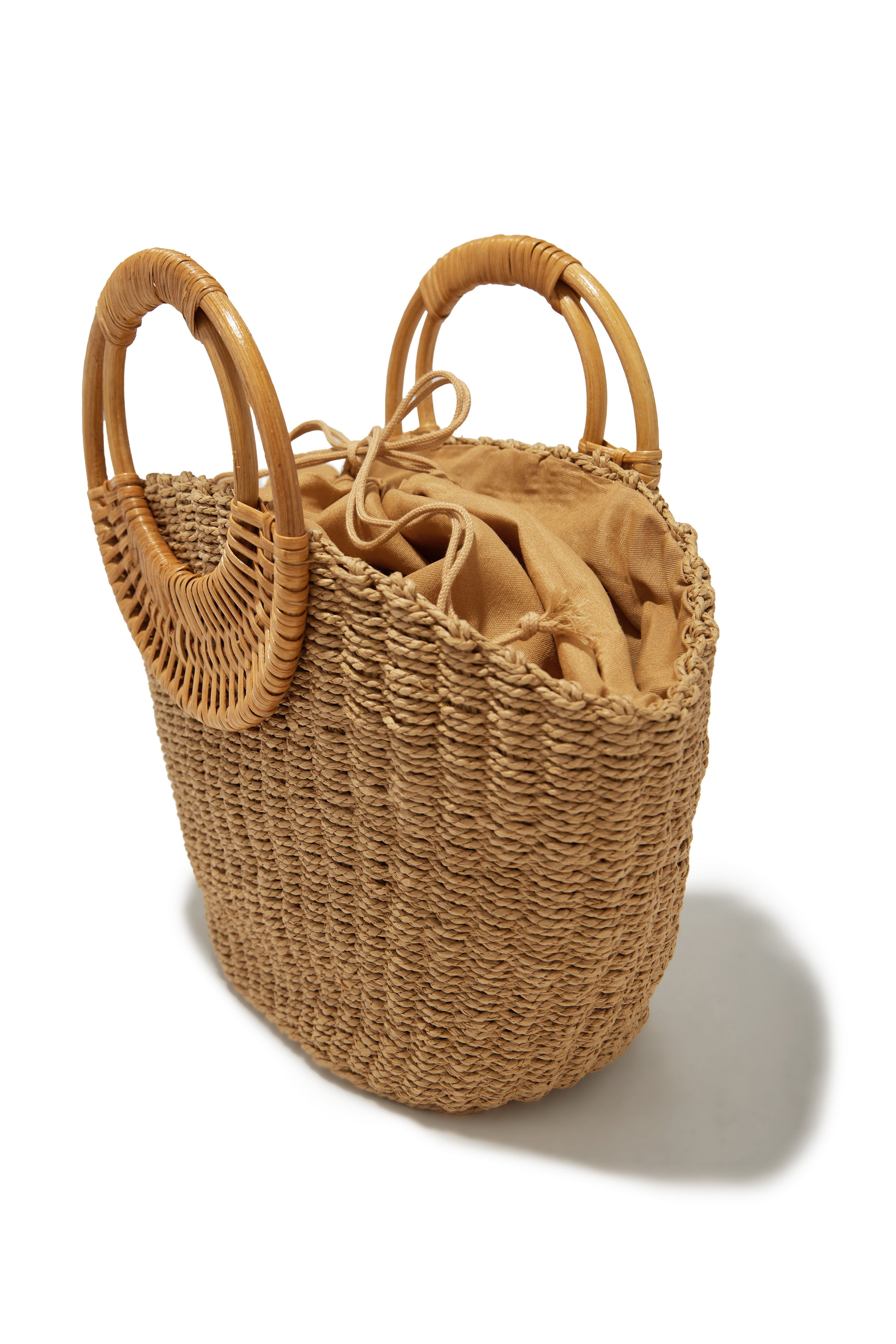 Marysol Woven Handbag - Tan sold by Miss Lola product image thumbnail 4