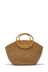 Marysol Woven Handbag - Tan sold by Miss Lola