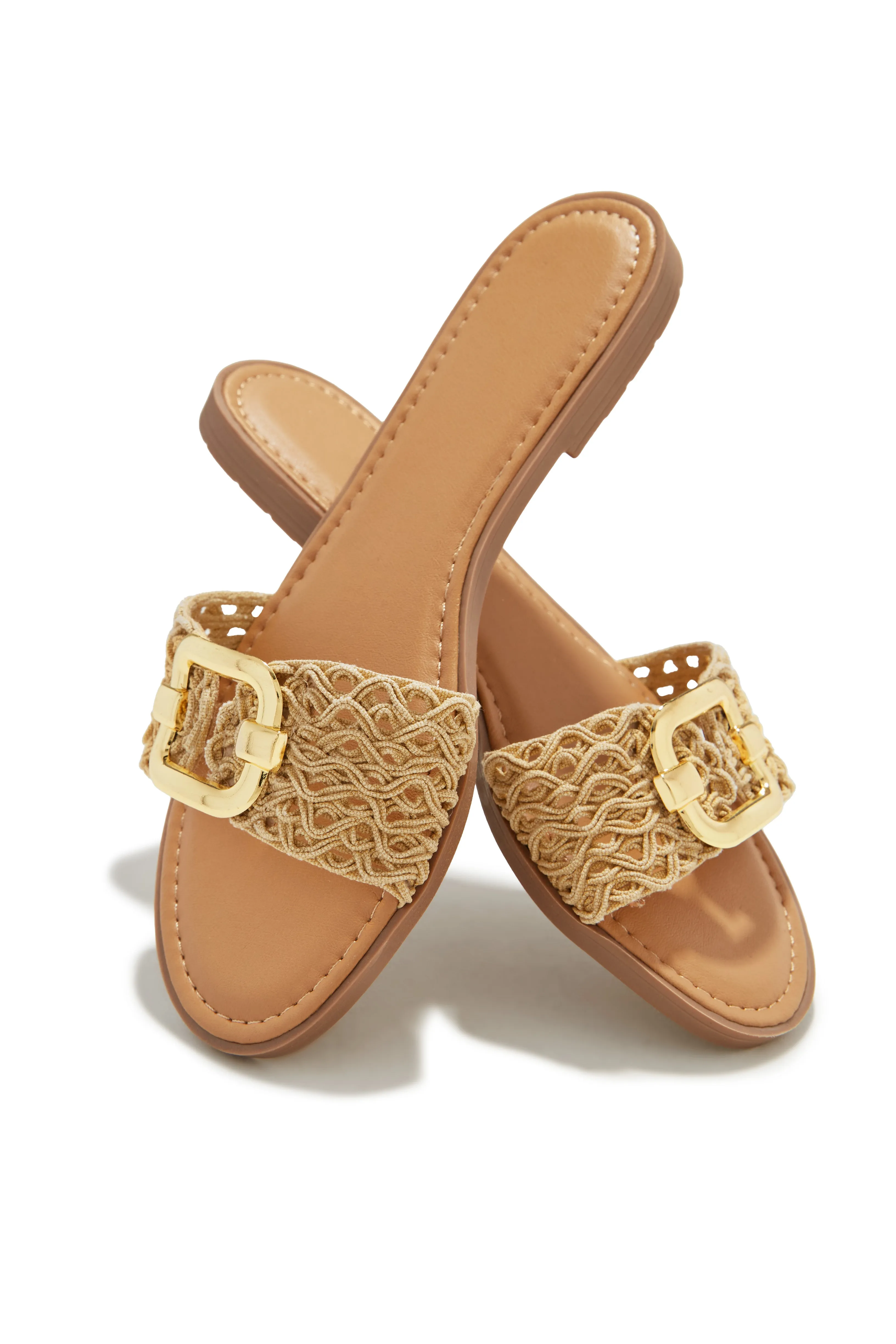 Acapulco Slip On Sandals - Nude sold by Miss Lola product image thumbnail 2