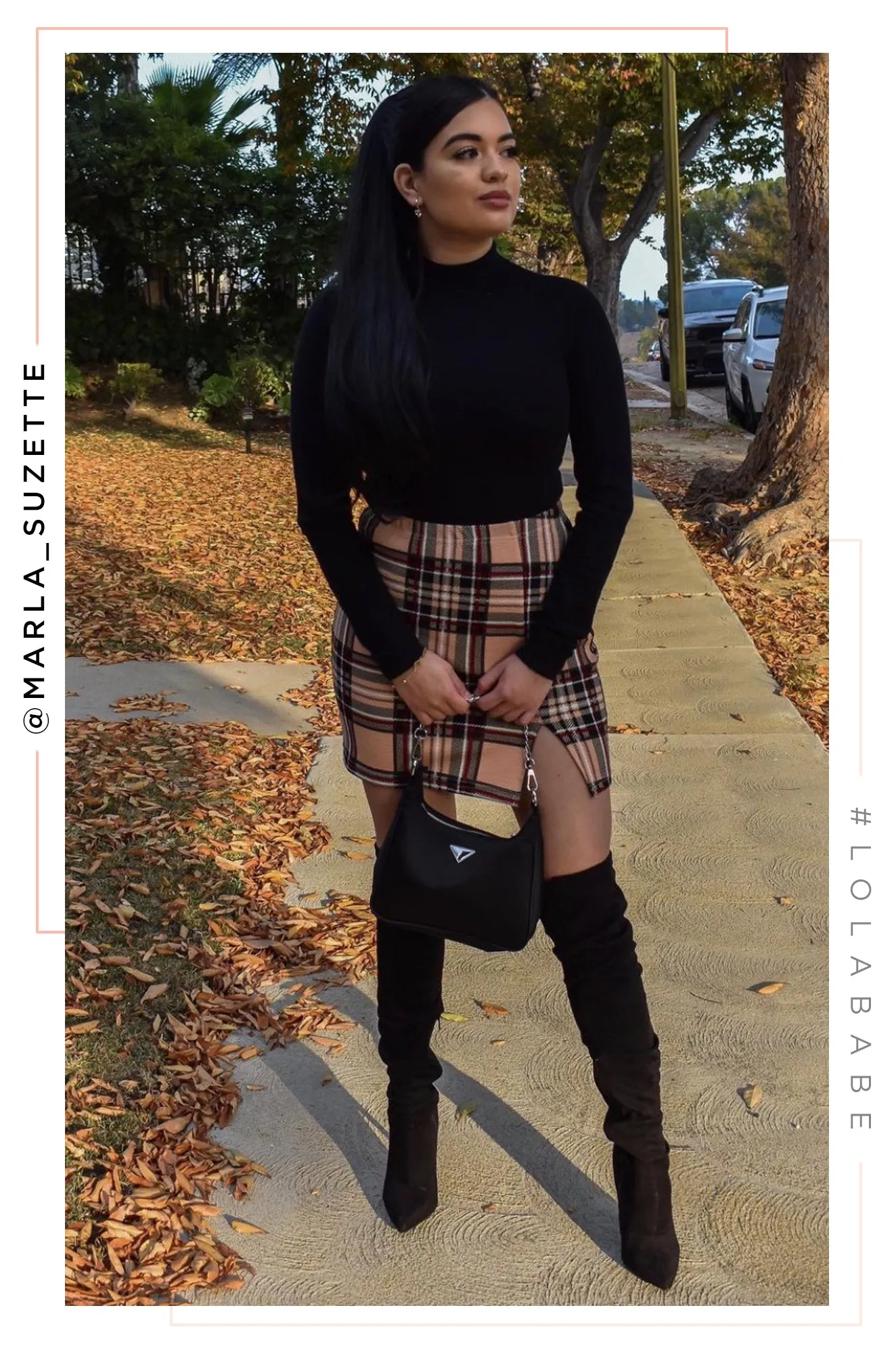 Sultry Touch Over The Knee Boots - Black sold by Miss Lola product image thumbnail 5